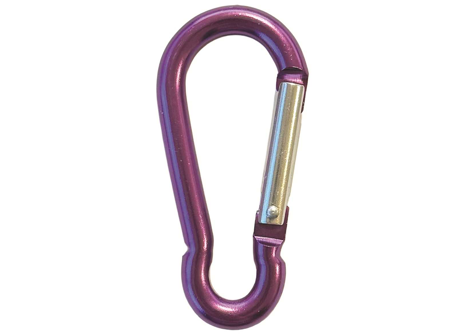 Image Moschettone Fireman &Oslash;6mm Alluminio Anodizzato Viola