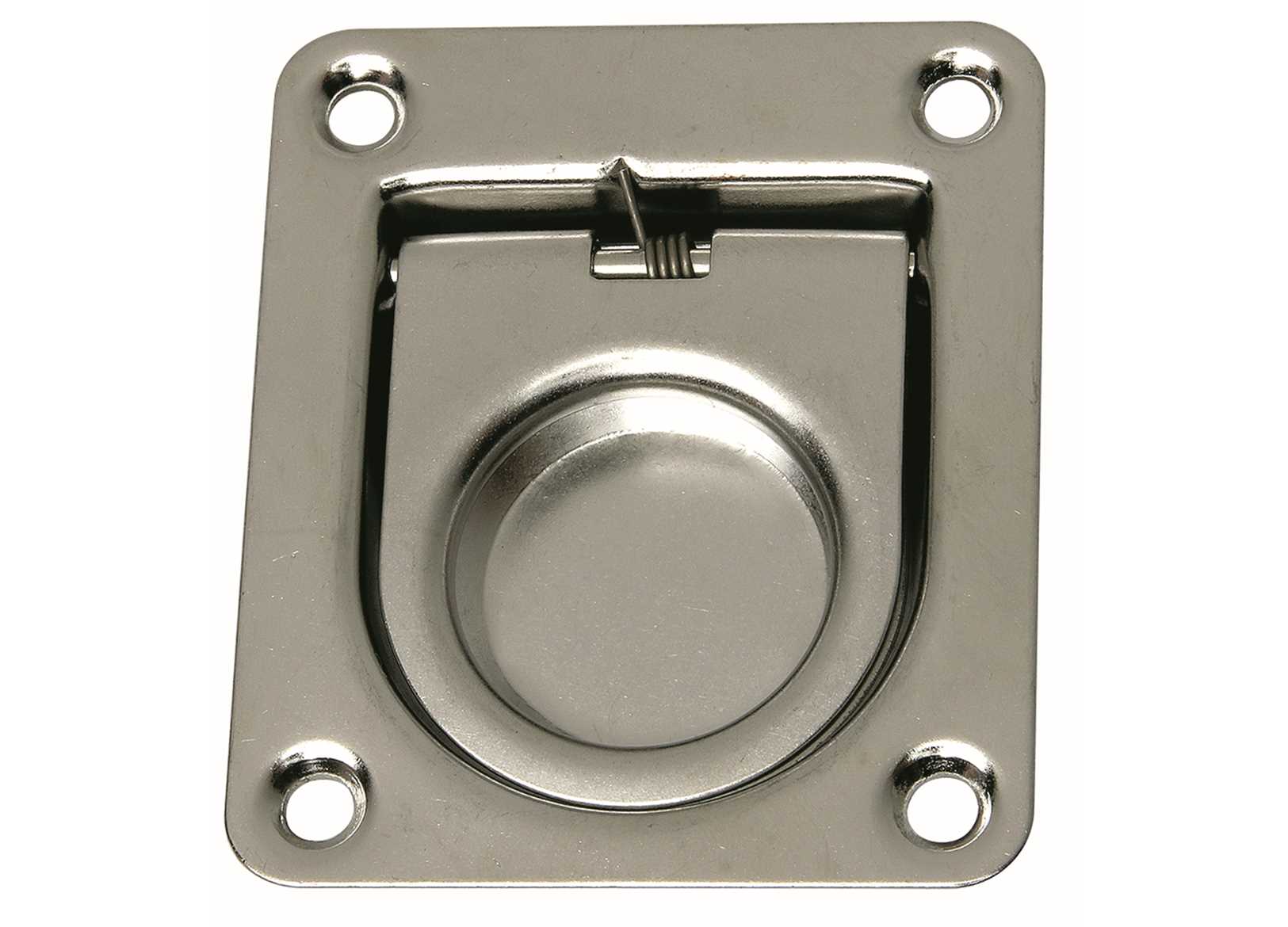 Image Maniglia Alzapagliolo con Molla 55x65mm Acciaio Inox