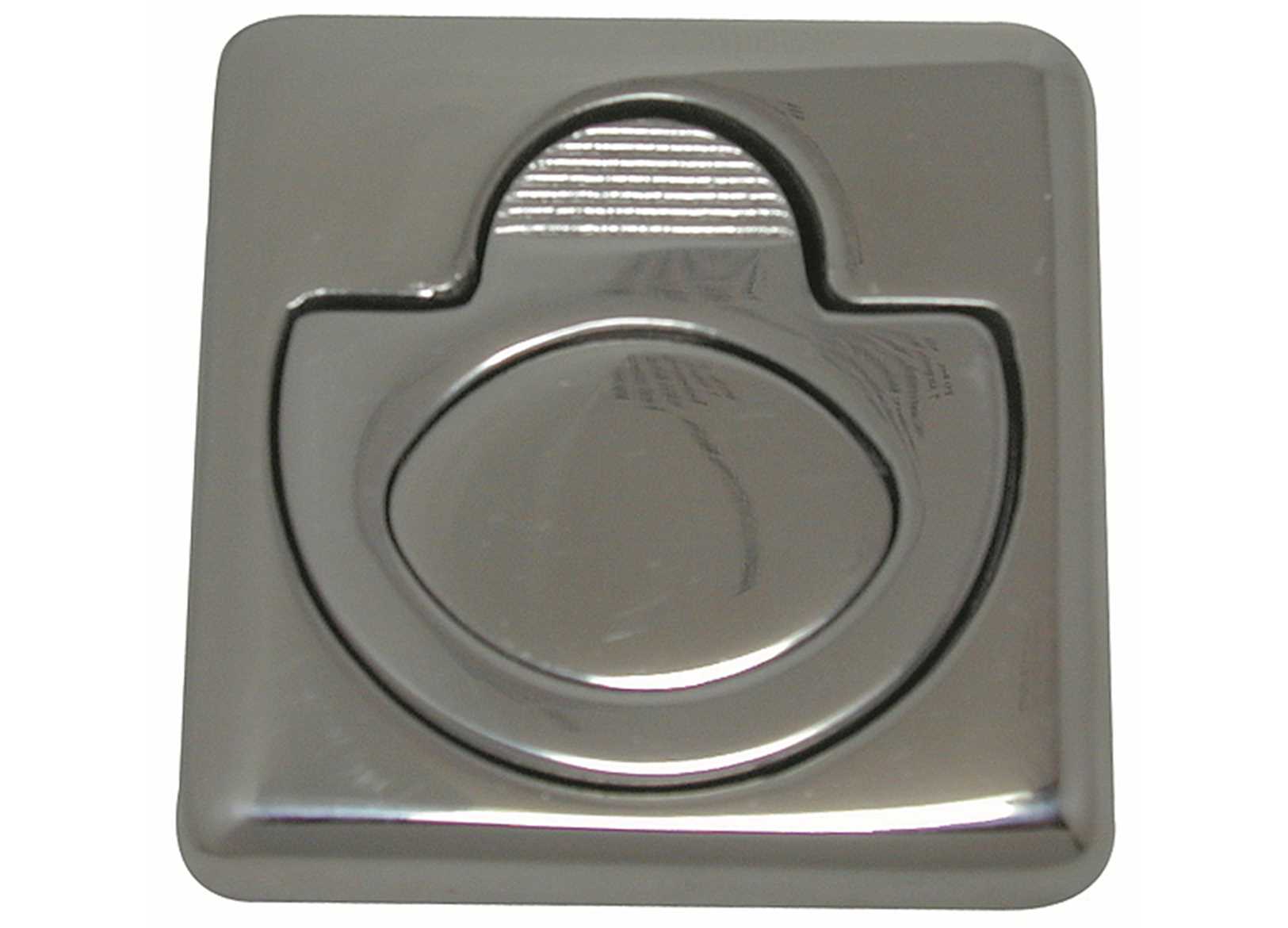 Image Maniglia a Incasso Quadra a Filo 50x50mm Acciaio Inox