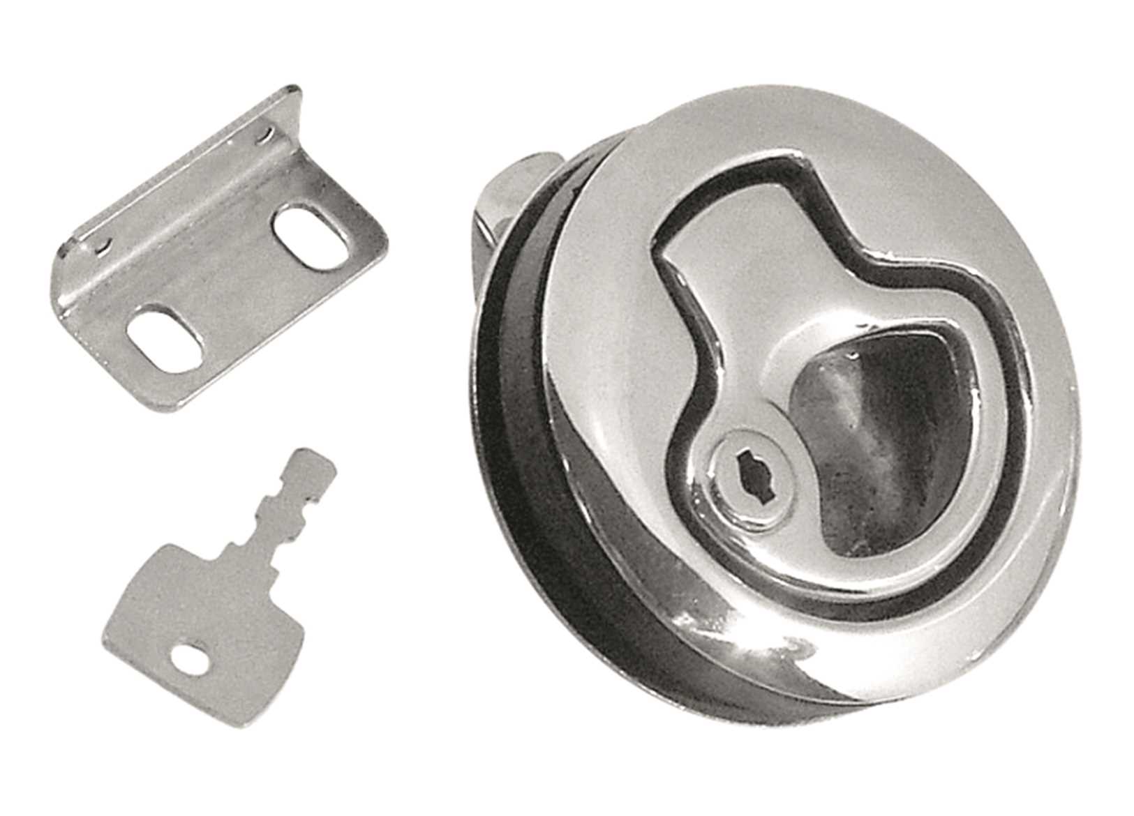 Image Chiusura a Spinta Ss con Chiavi &Oslash;60mm Acciaio Inox 316