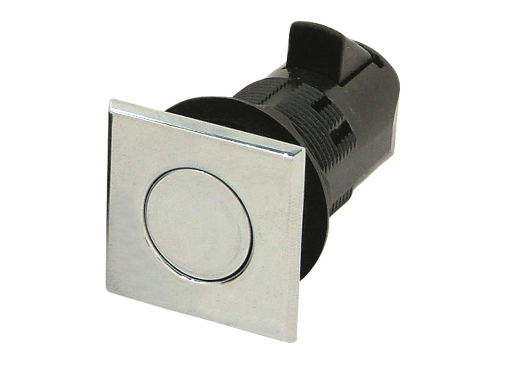 Image Chiusura a Spinta Southco Point-q &Oslash;25mm in Nylon e Ottone Cromato