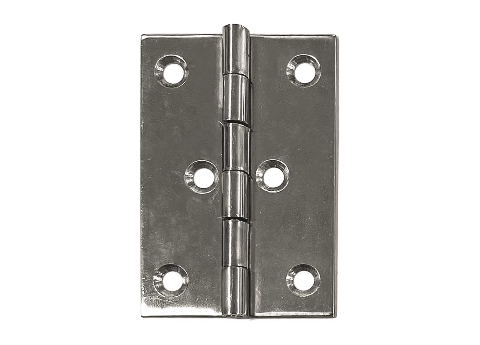 Image Cerniera a Libro Classica 50x75mm in Acciaio Inox 316