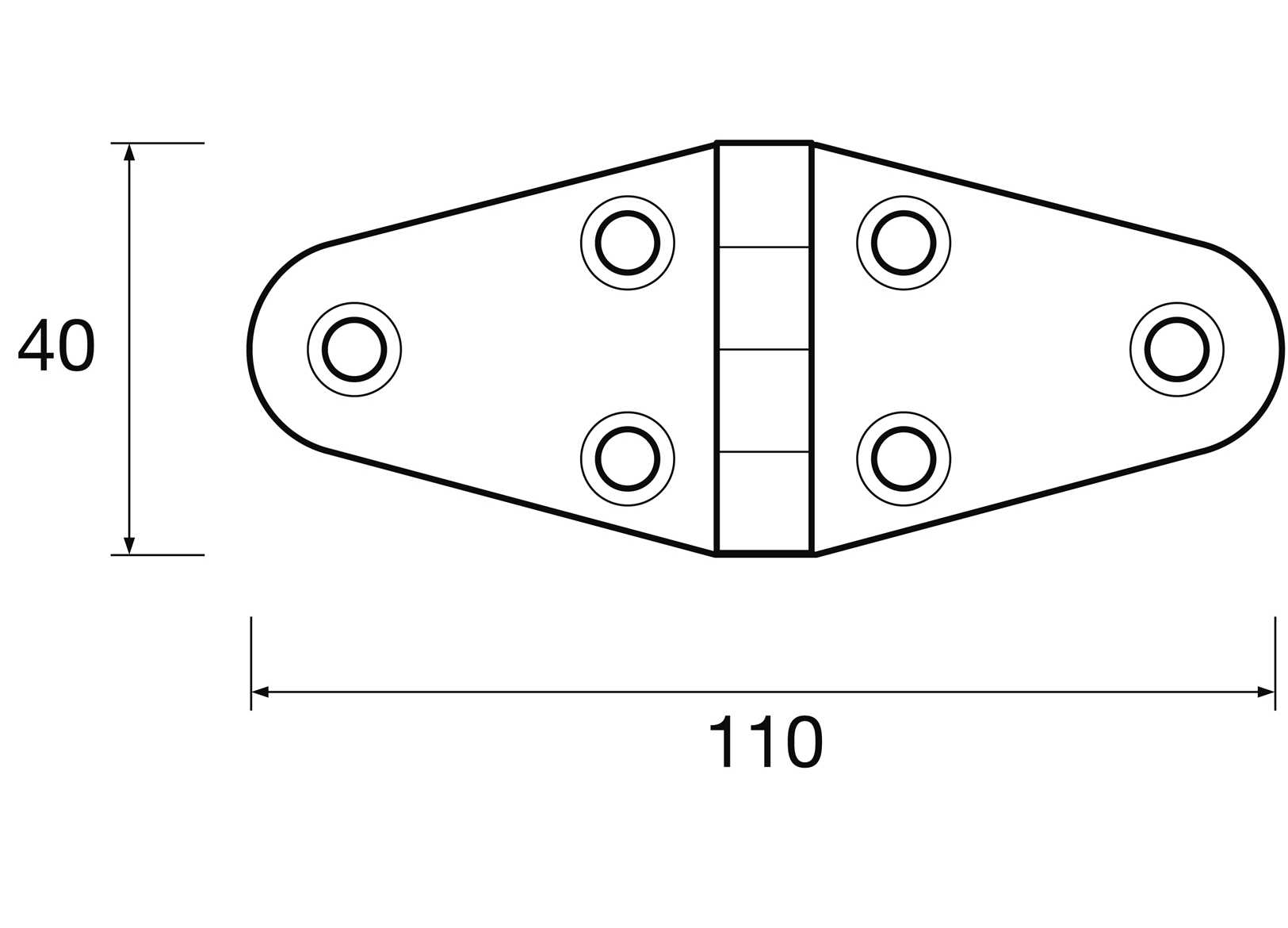 Cerniera Wing 40x110mm in Plastica Bianca-img0430430_5.jpg