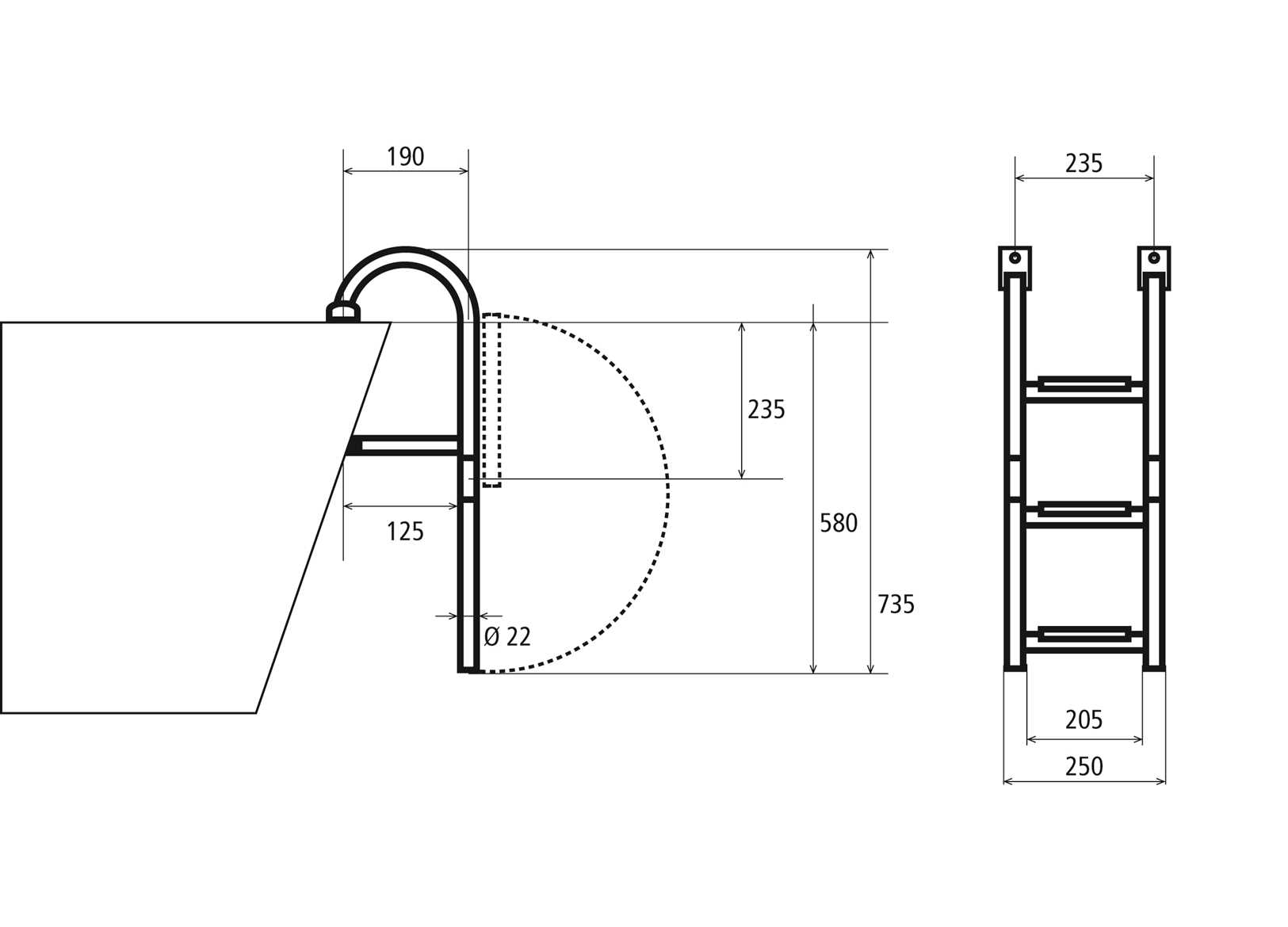 Scaletta Pieghevole a 3 Gradini con Passamano Acciaio Inox 316 e Legno-img0505003_.jpg