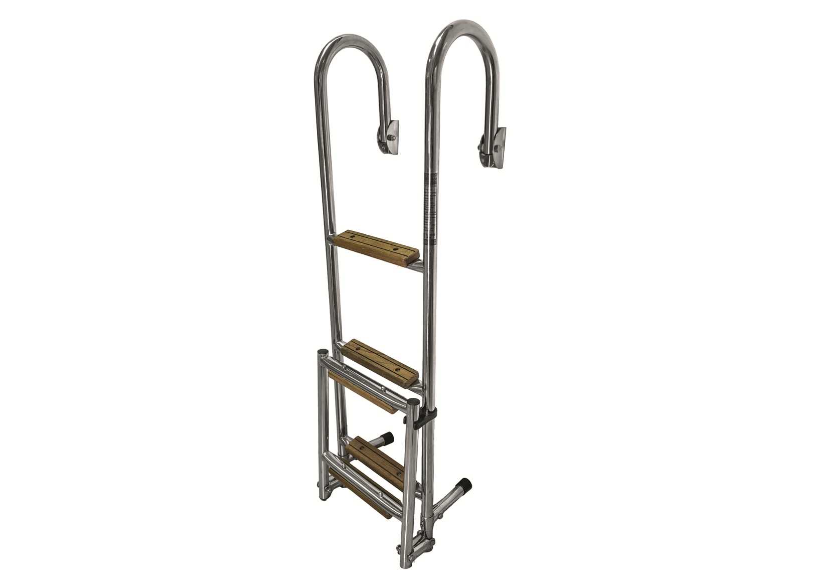 Folding Ladder 5 Steps with Handrail Stainless Steel 316 and Wood-img0505005_2.jpg