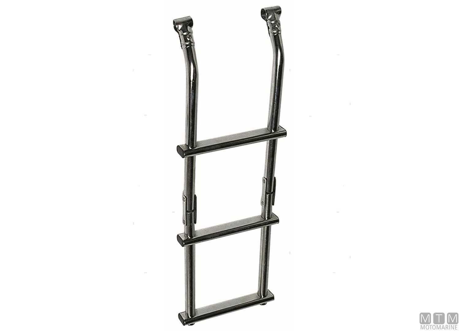 Image Scaletta a 3 Gradini Attacco Plancia &Oslash;22/25mm Acciaio Inox 316