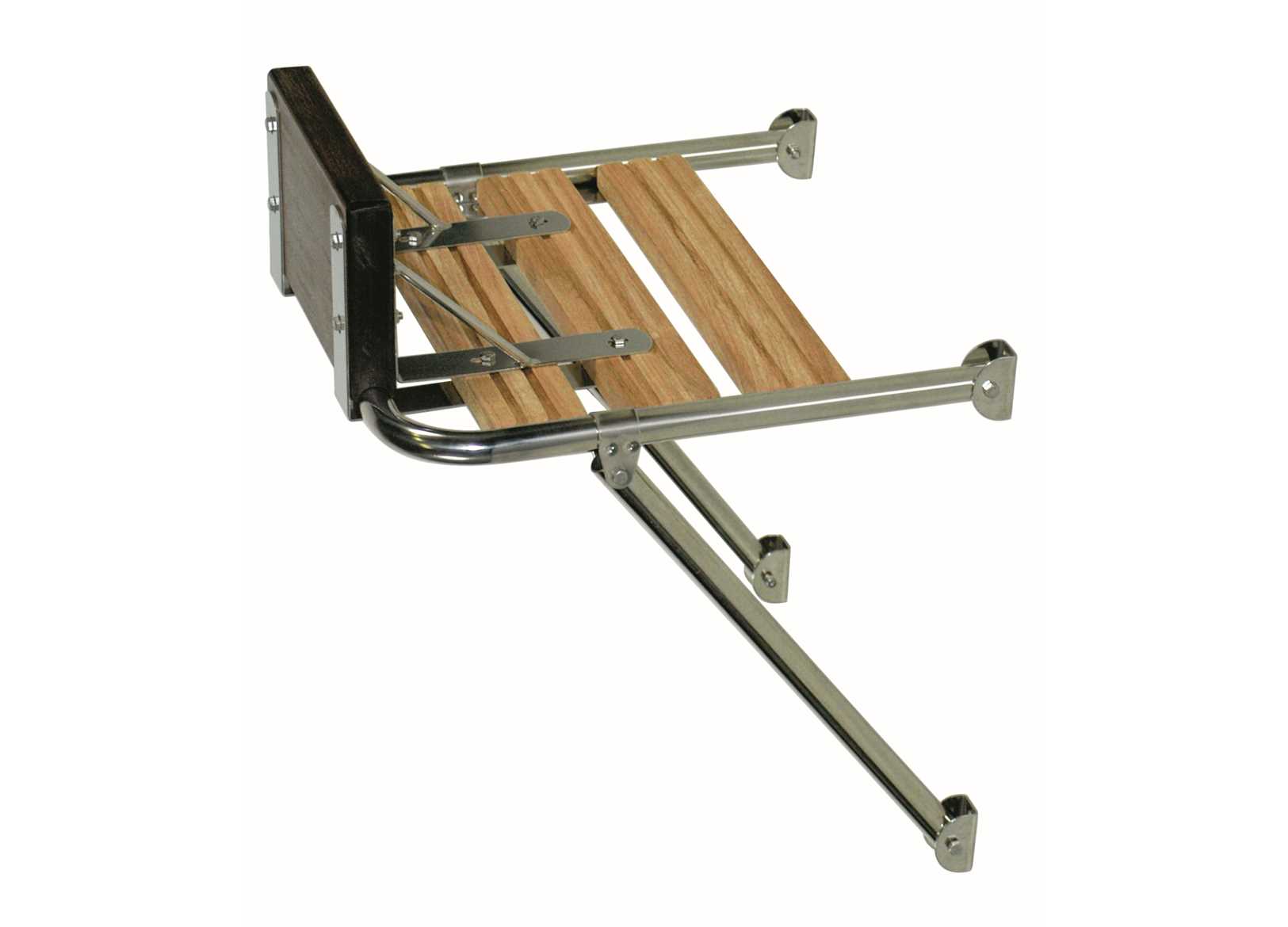 Image Plancetta Tinox S con Supporto Motore Acciaio Inox e Legno Doussie