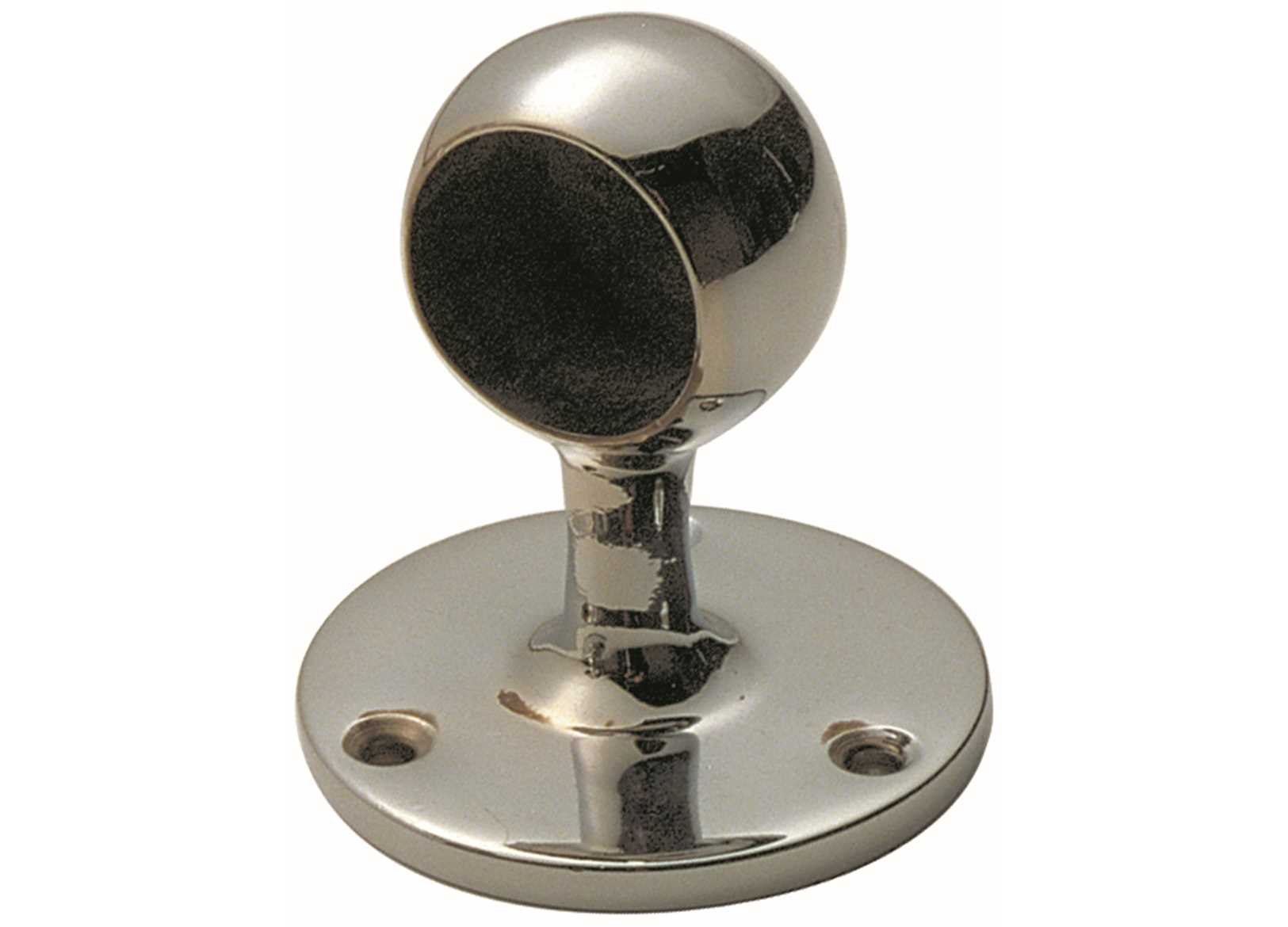 Image &Oslash;35 Mm Handrail End Support Chromed Brass