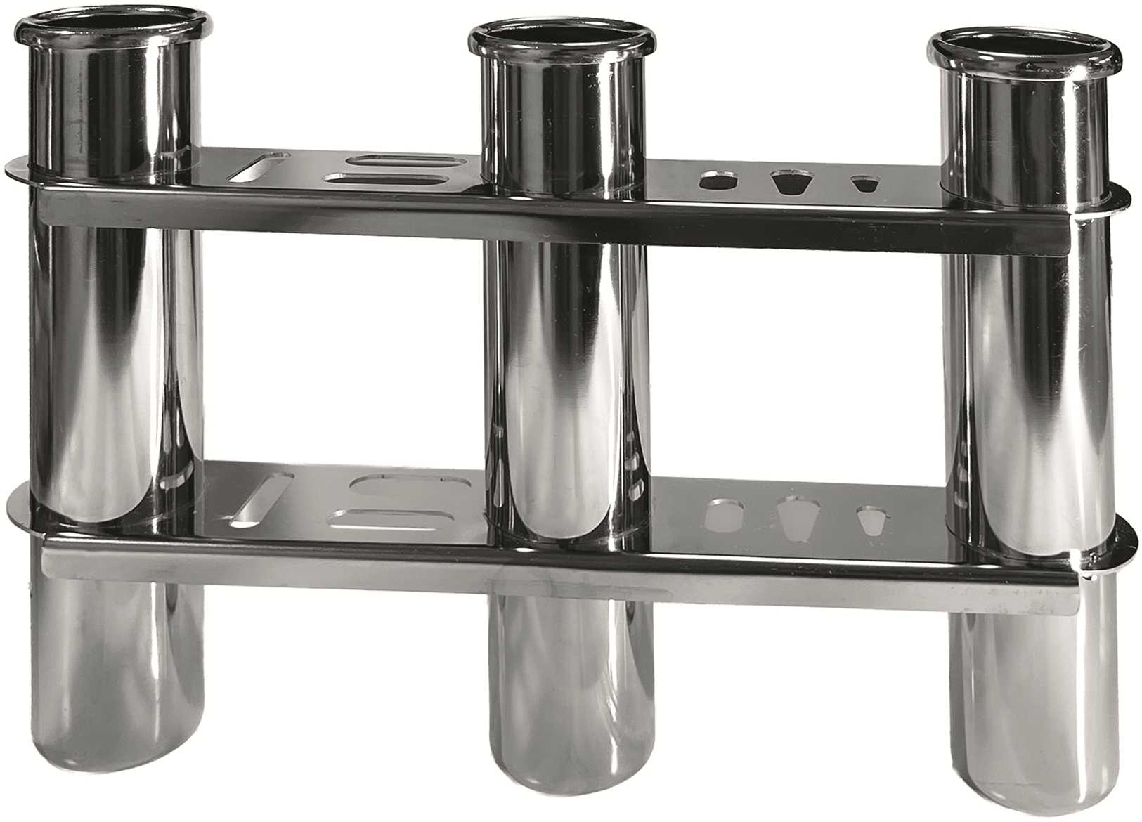 Image Multi-place Rod Rack 3 Positions Stainless Steel