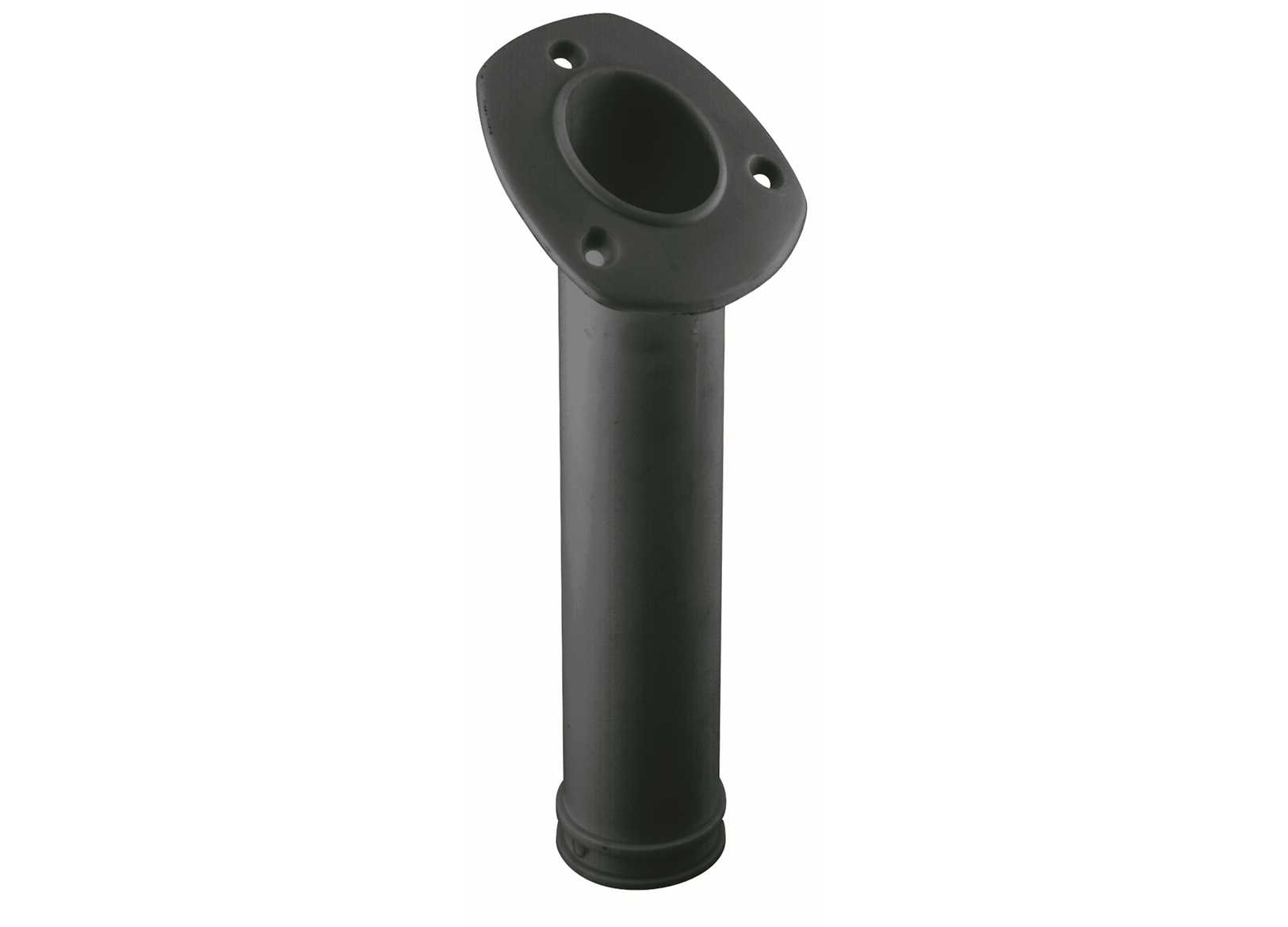 Image Angled Flush Mount Rod Holder D40 Mm Black Plastic