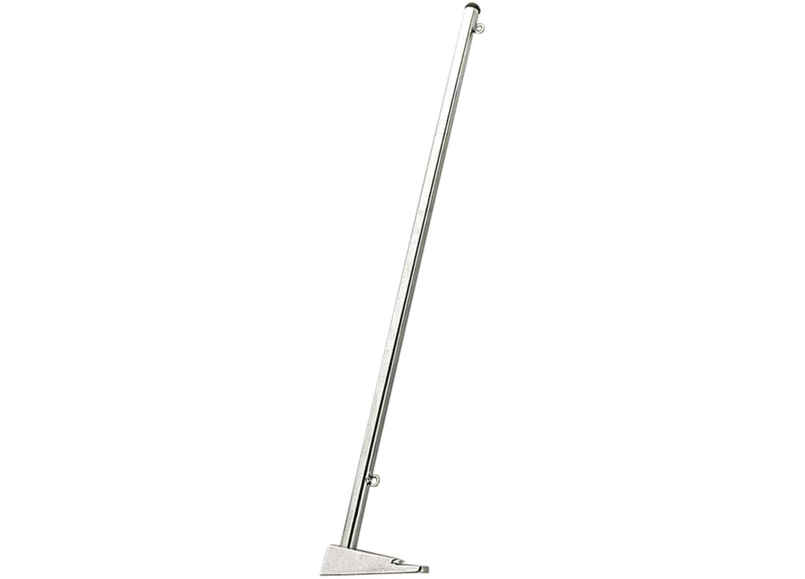 Image Flag Staff Compact H350 Mm Chromed Brass