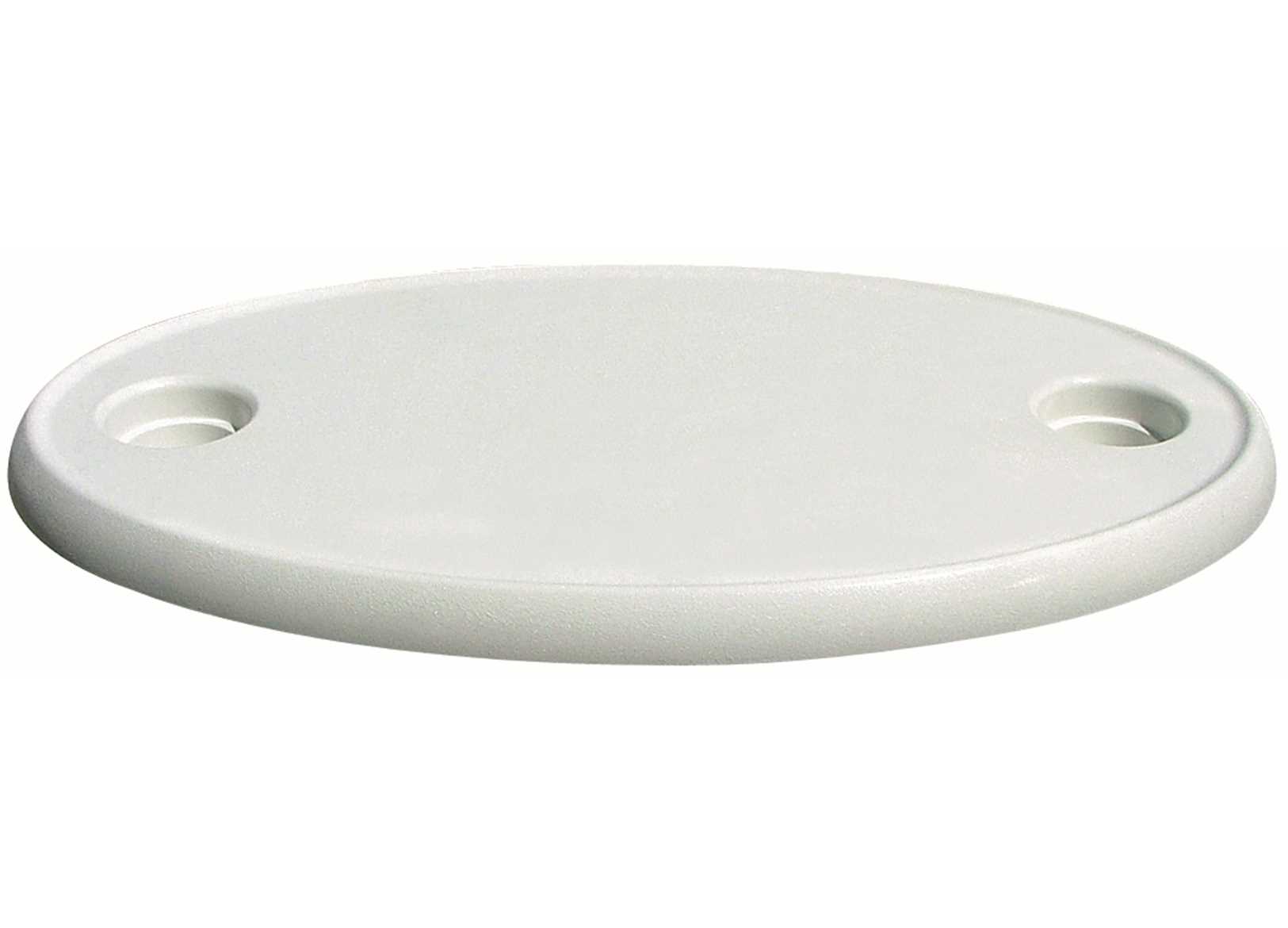 Image Oval Table Top 45x75 Cm White ABS