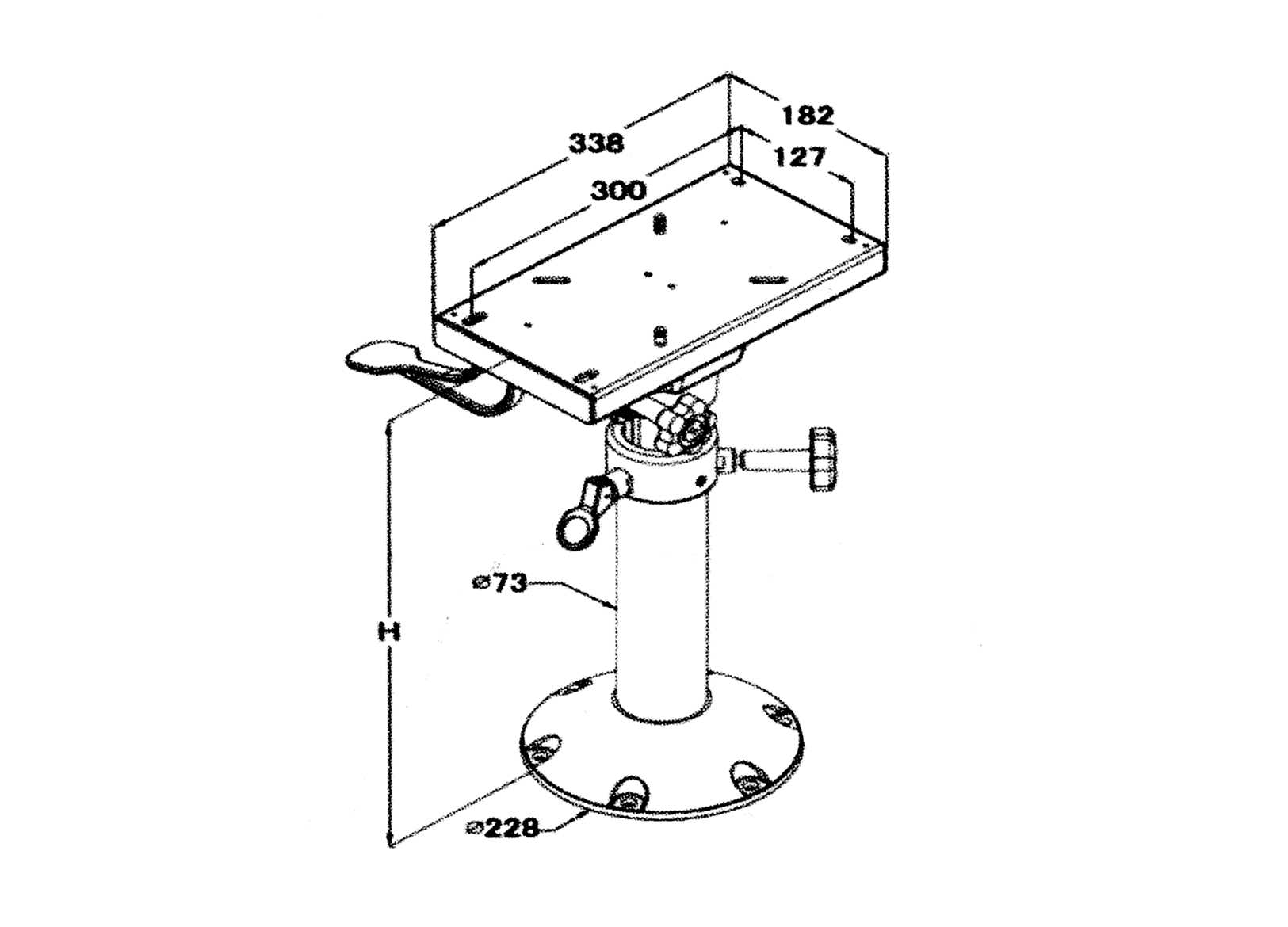 Master Adjustable Seat Pedestal h435/635mm Aluminum-img0846862_.jpg