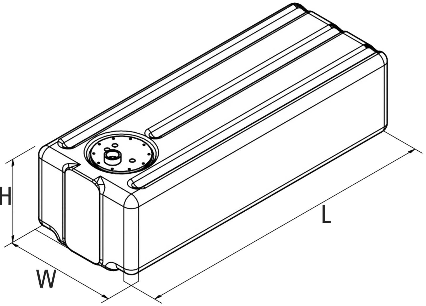 Serbatoio Acqua Potabile Piatto 65L Green Line-img1531165_2.jpg