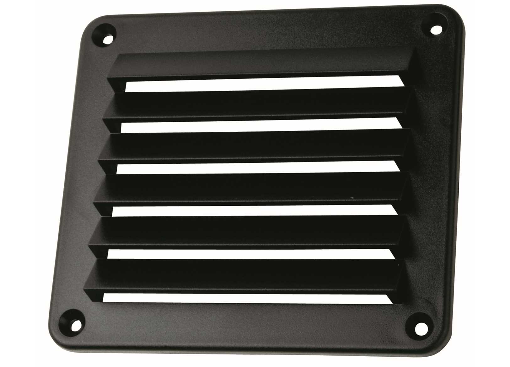 Image Presa D'aria 140x124mm in Plastica Nera