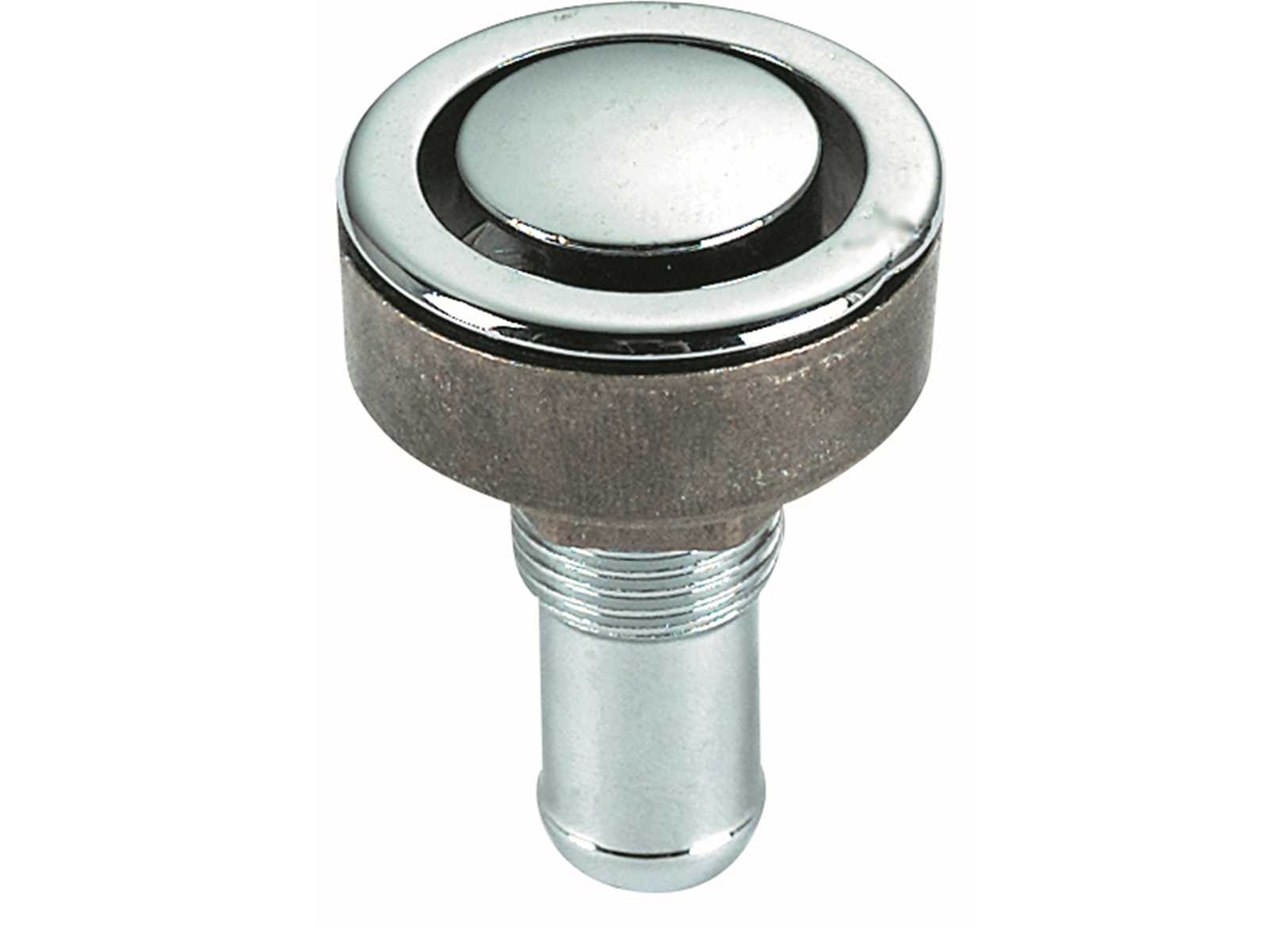 Image Rina Approved Flush Chromed Brass Straight Vent D16 Mm