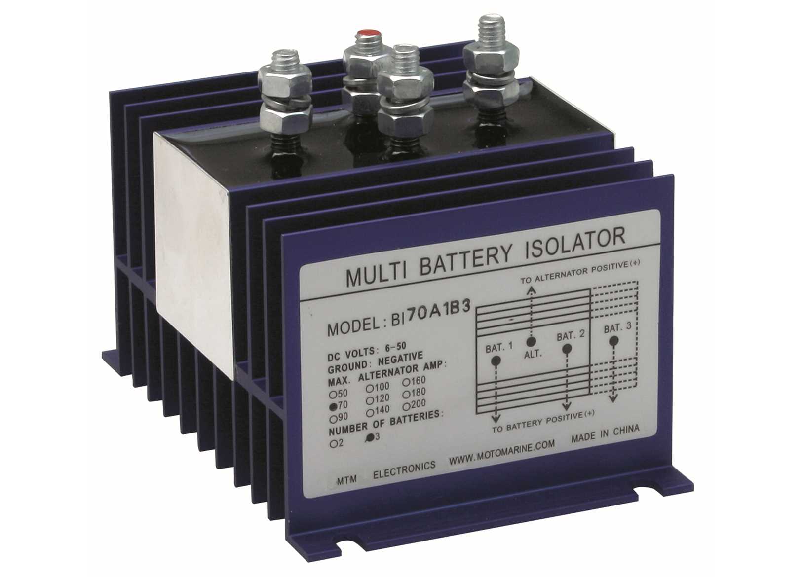 Image MTM Battery Separator 70A 3 Uscite