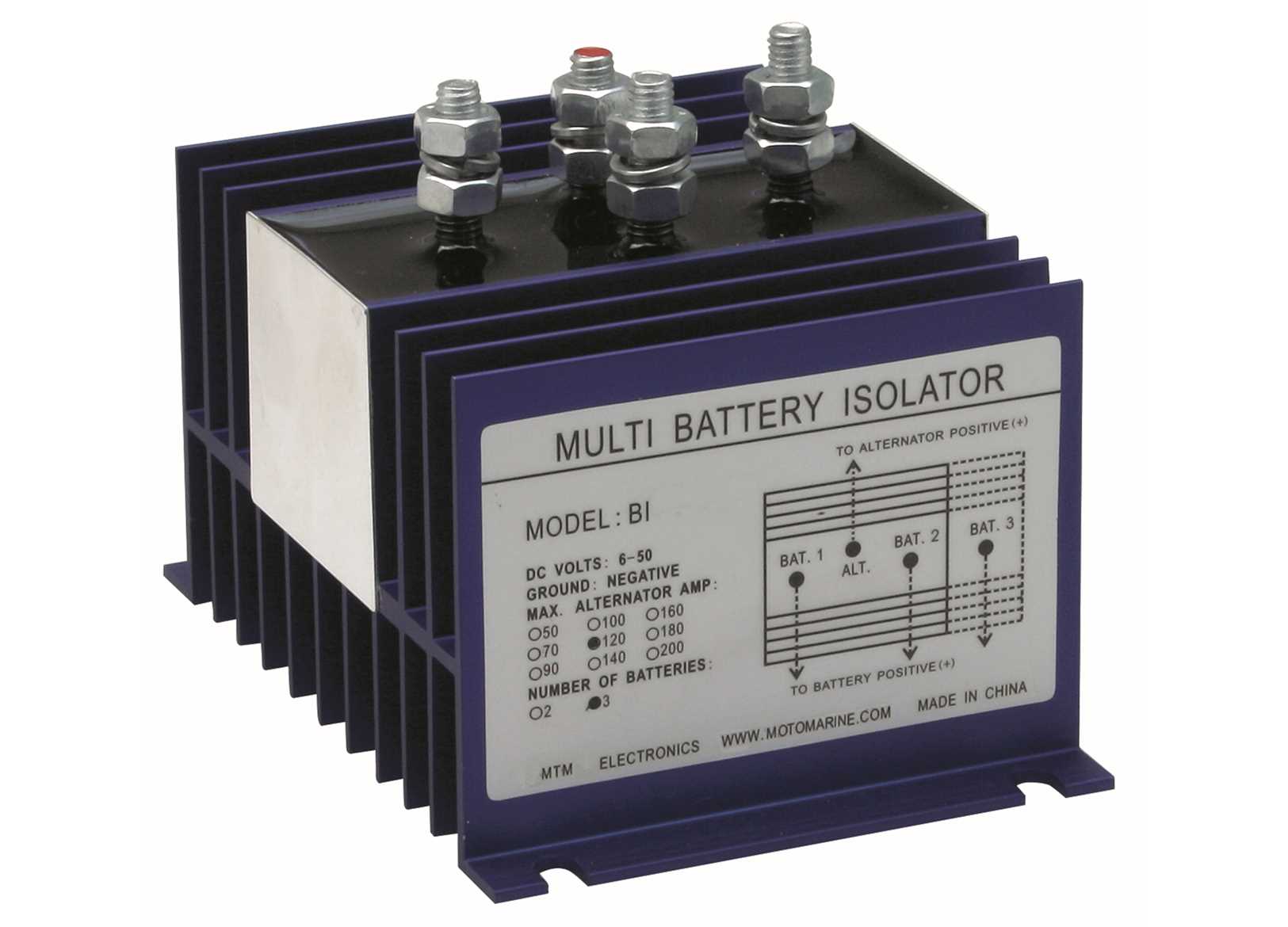 Image MTM Battery Separator 120A 3 Uscite