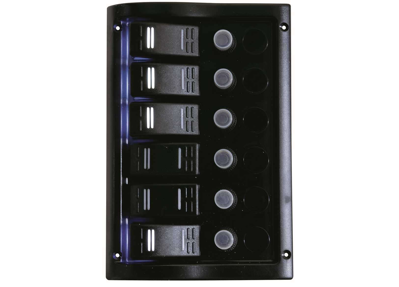 Image Pannello Con Interruttori Basculanti 6 Posizioni 130x195mm