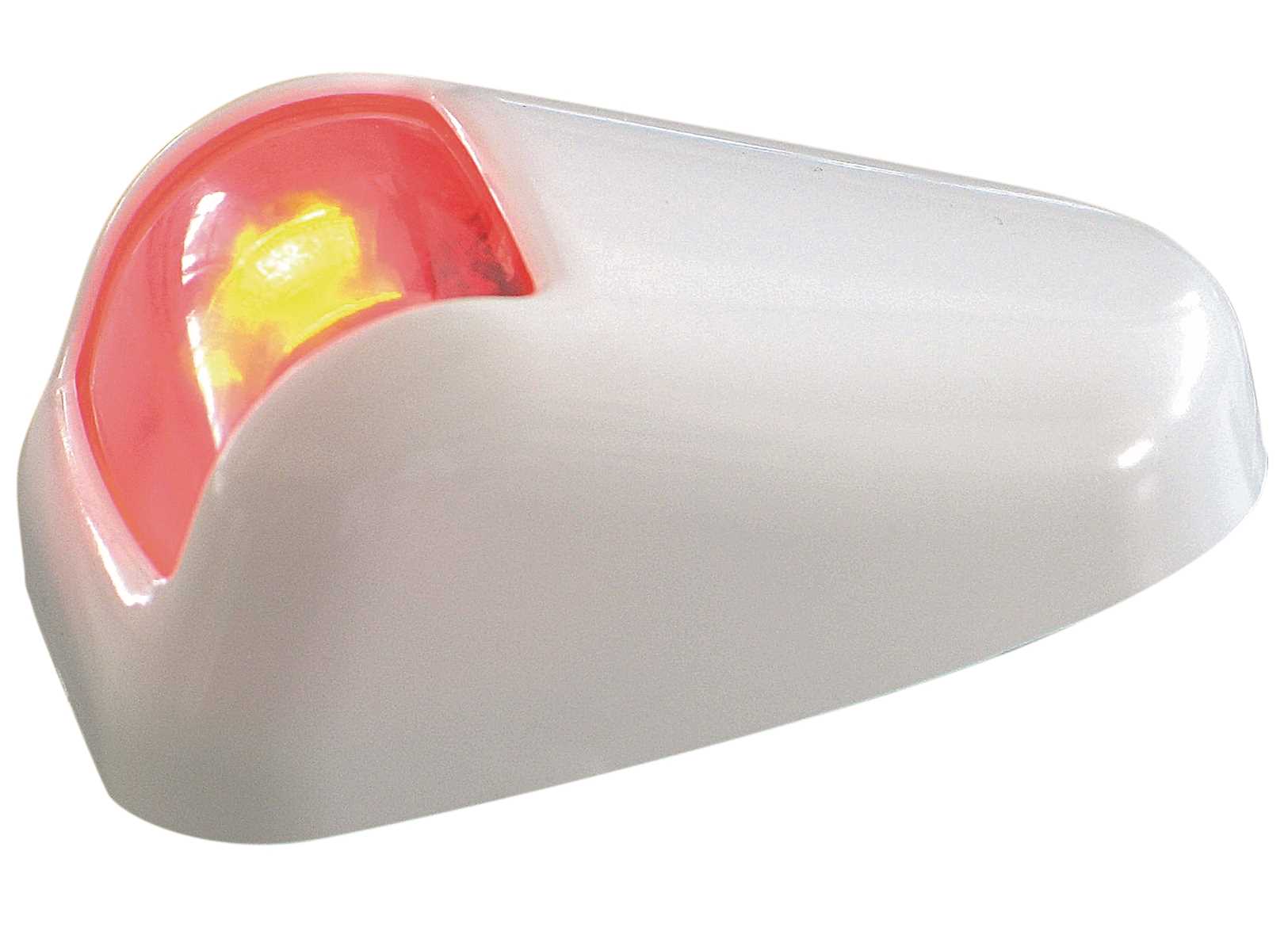 Image Fanale di Via Laterale Led Rosso Orionis Rina Bianco