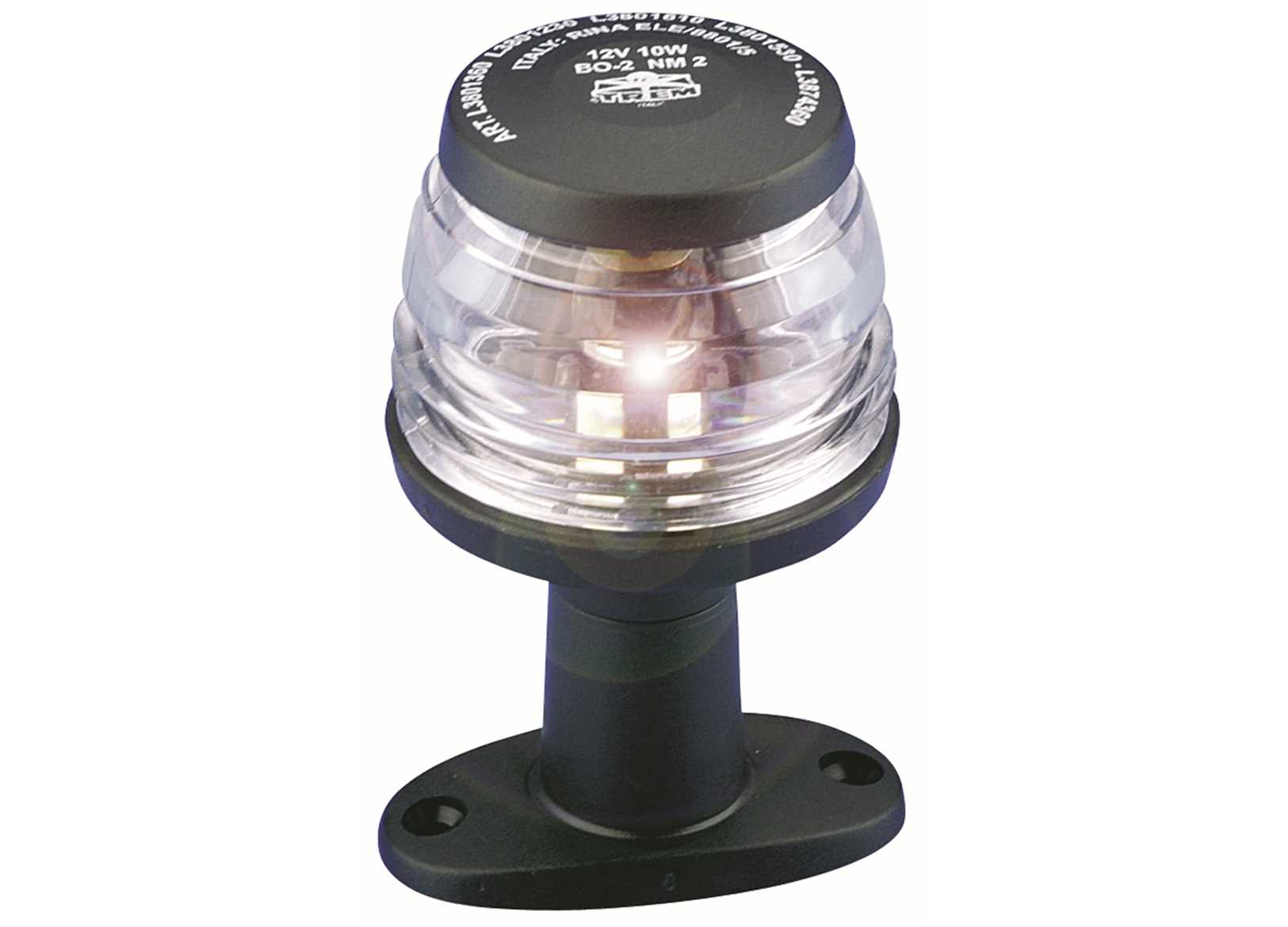 Image 360 White Navigation Light with Base Black Body