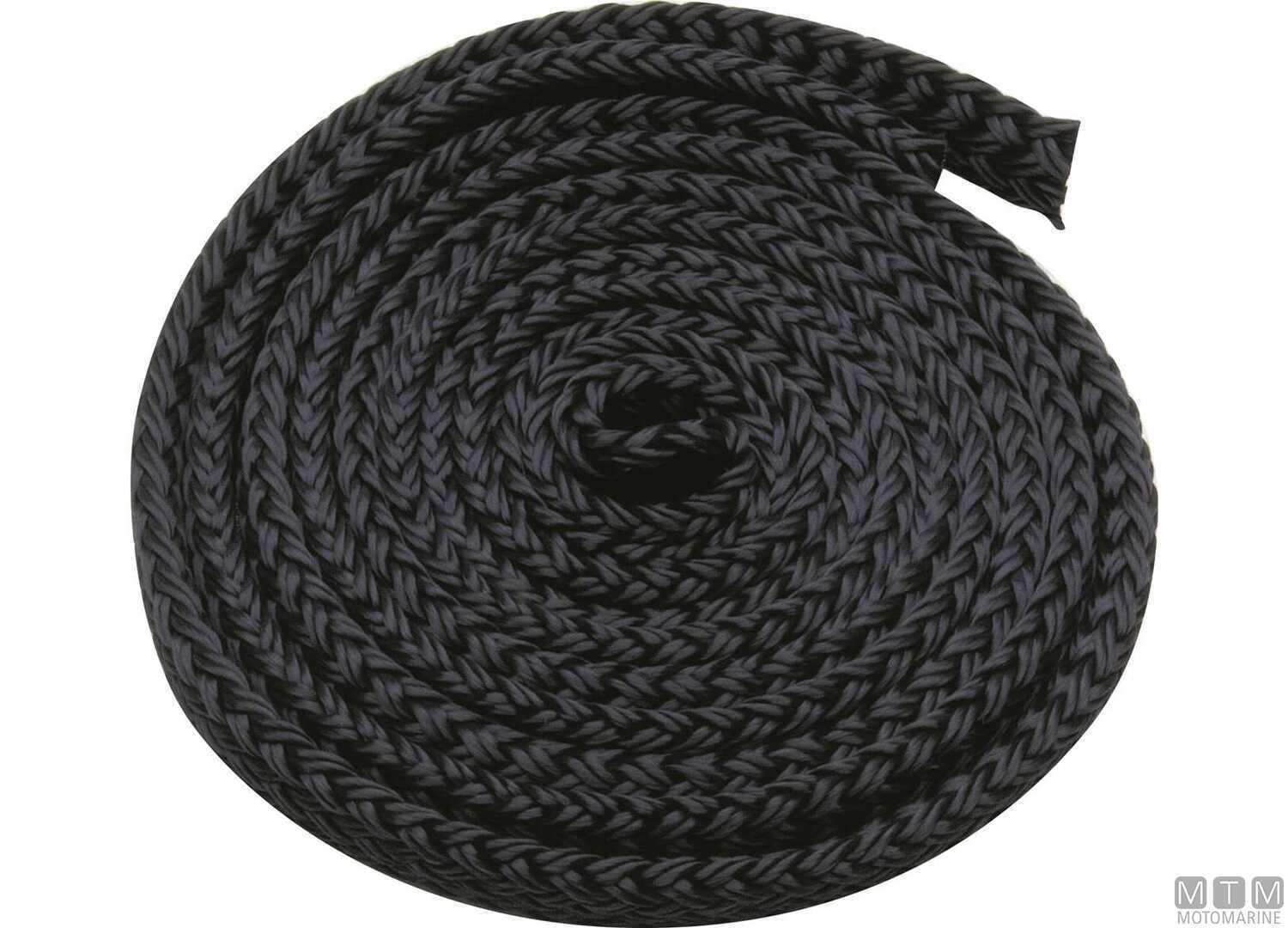 Image Blue Polyester Flat Fender Line &Oslash;8mm 3m