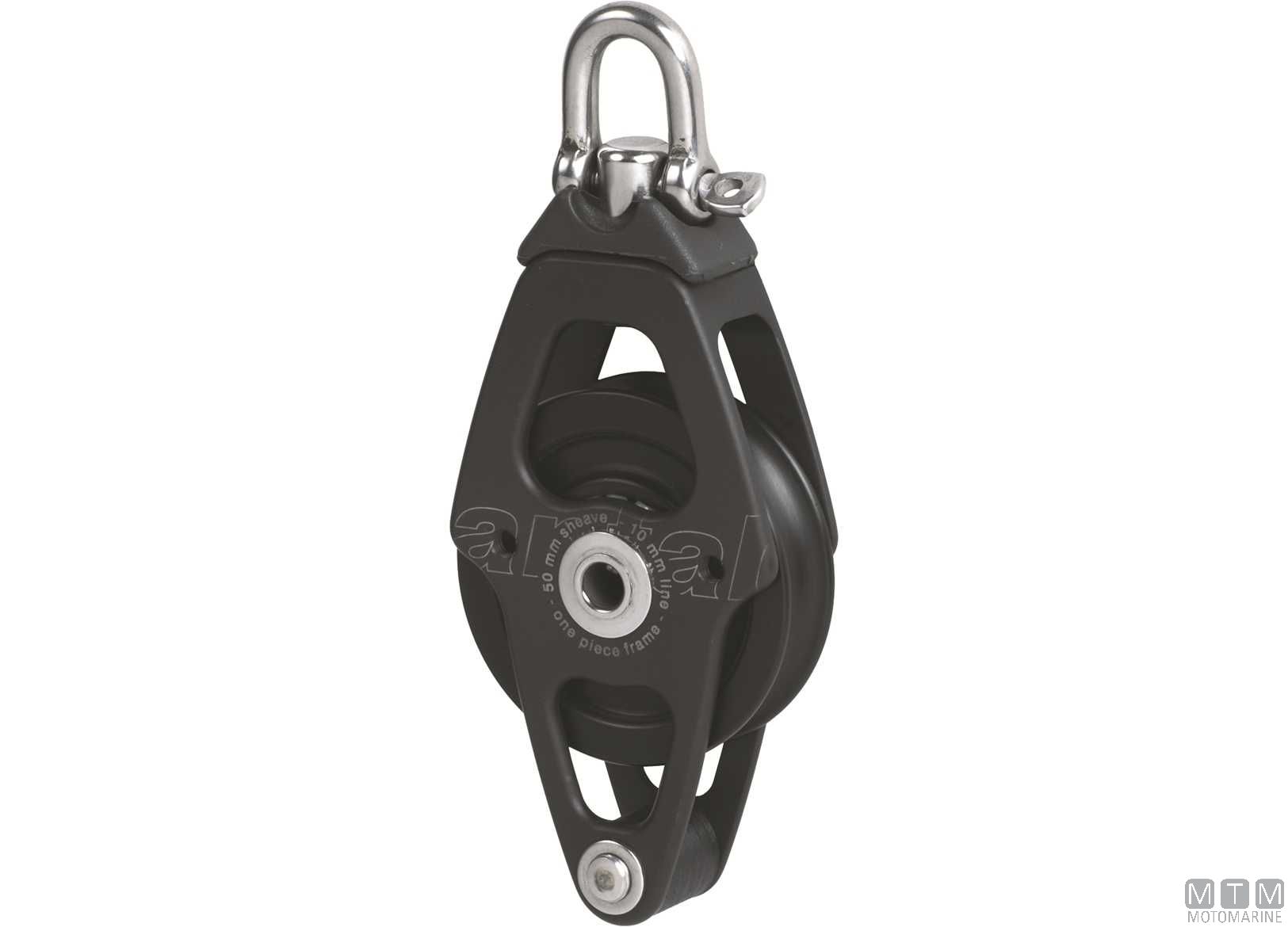 Image Bozzello Singolo Antal con Arricavo e Strozzascotte Puleggia &Oslash;50mm