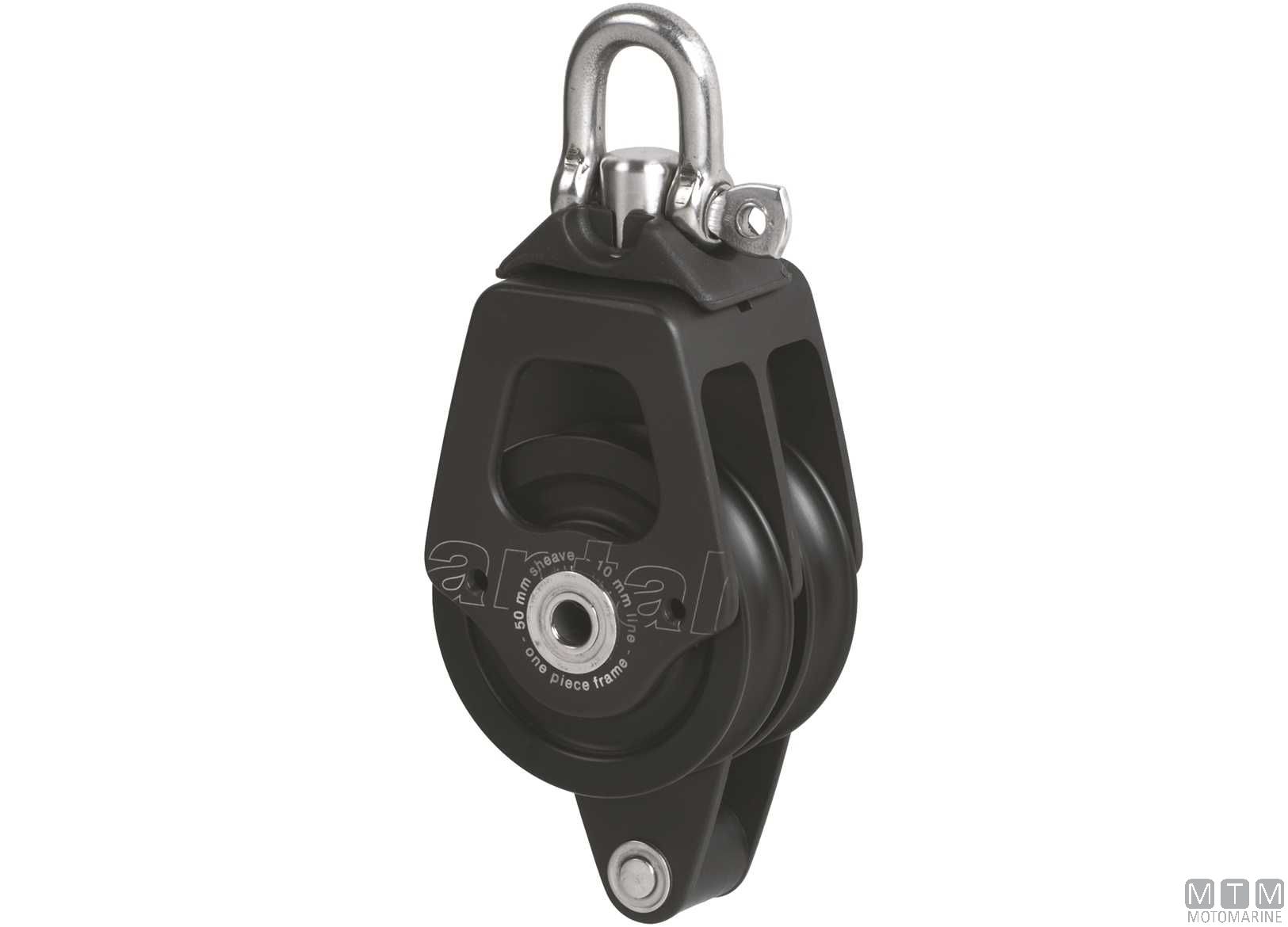 Image Bozzello Doppio Antal con Arricavo e Strozzascotte Puleggia &Oslash;50mm