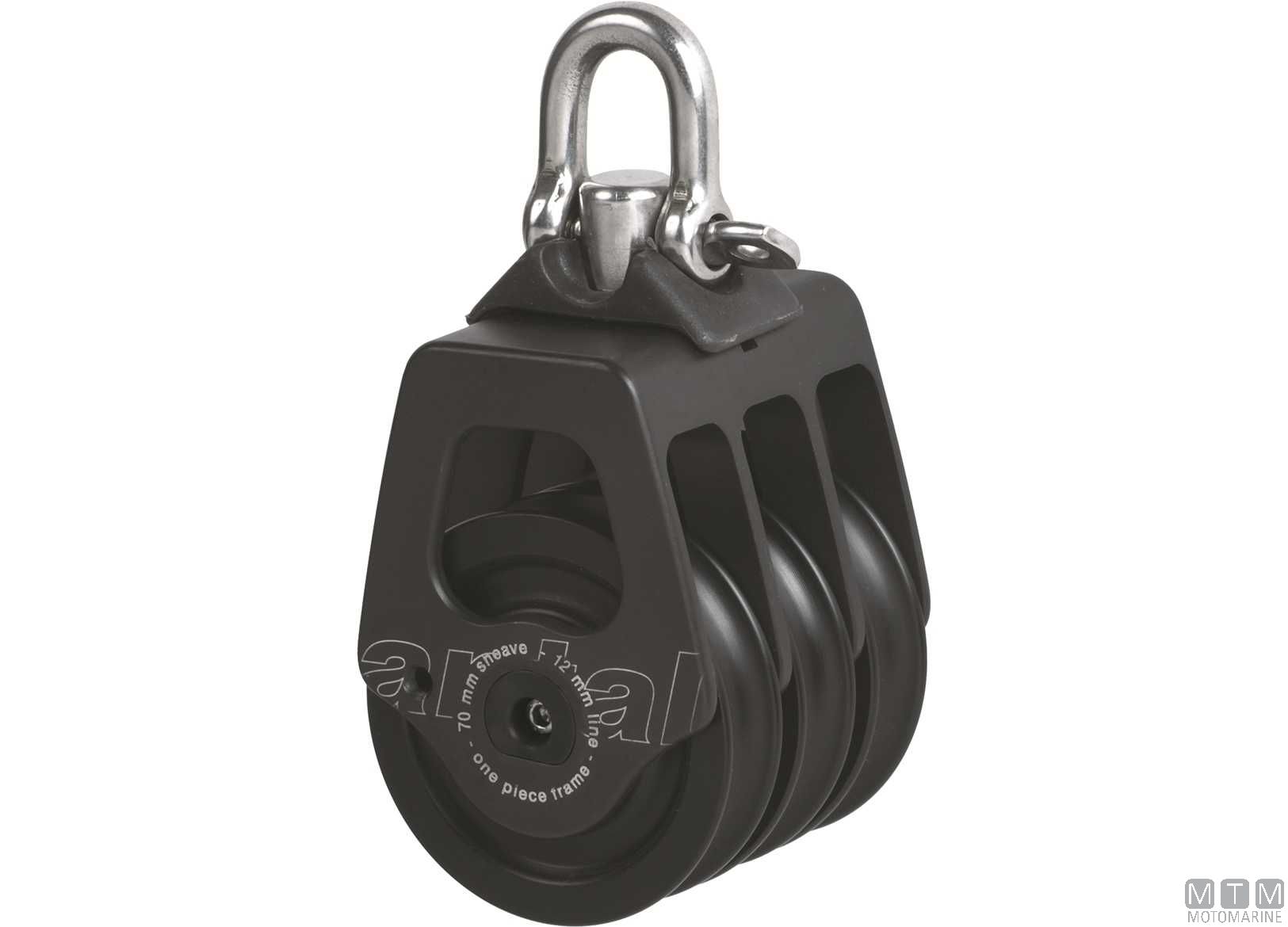 Image Bozzello Triplo Antal Puleggia &Oslash;70mm