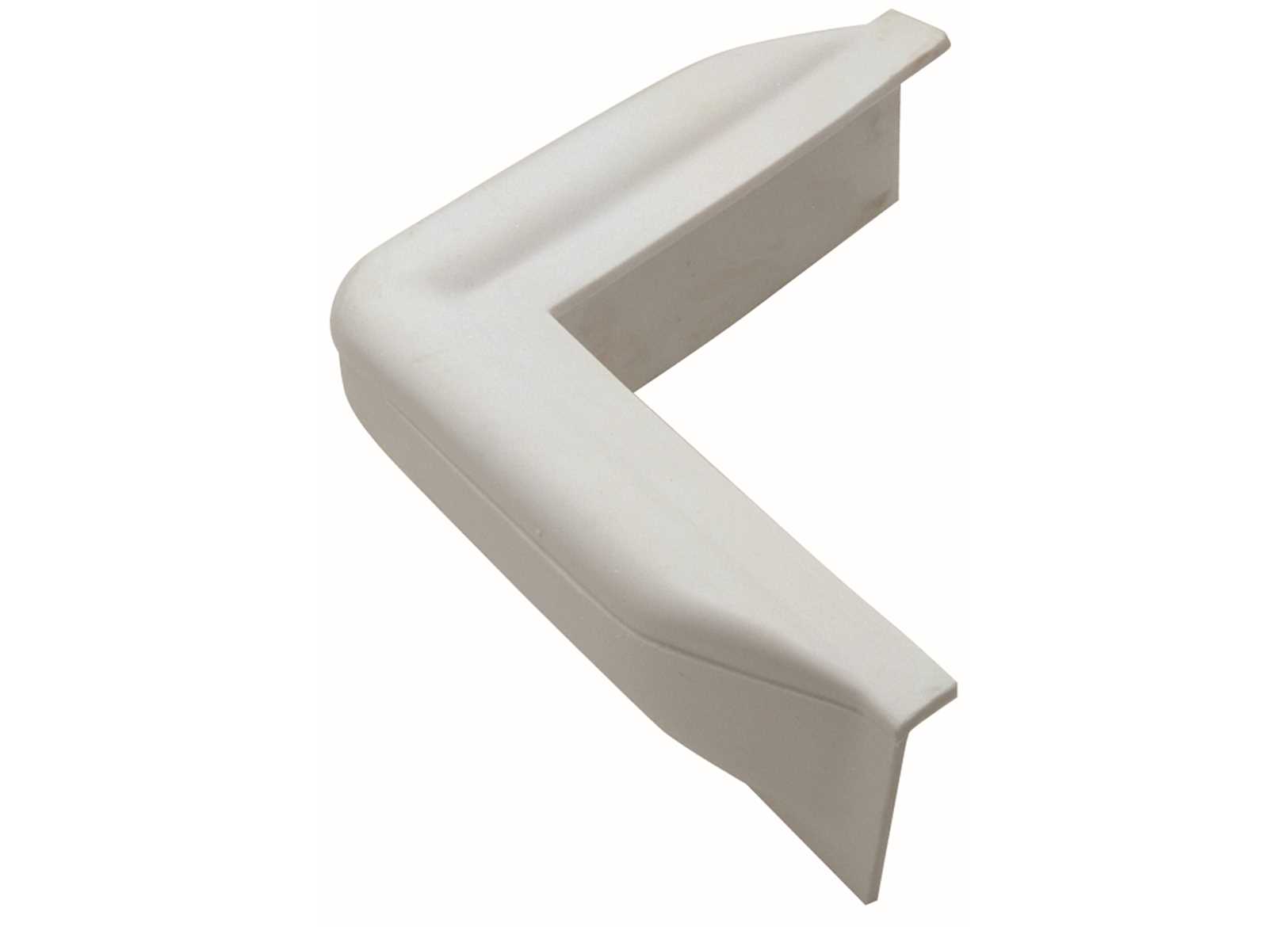 Image Piastra Paracolpi Angolata 25+25CM Majoni Bianca