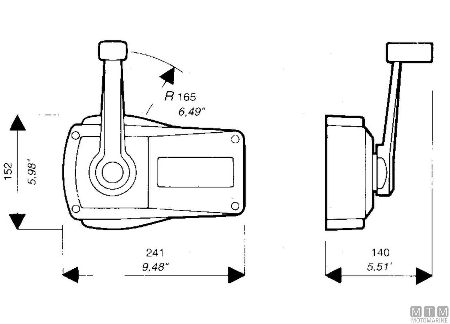Comando Monoleva Doppia Azione Ultraflex B90 per Paratia-img4601011_3.jpg