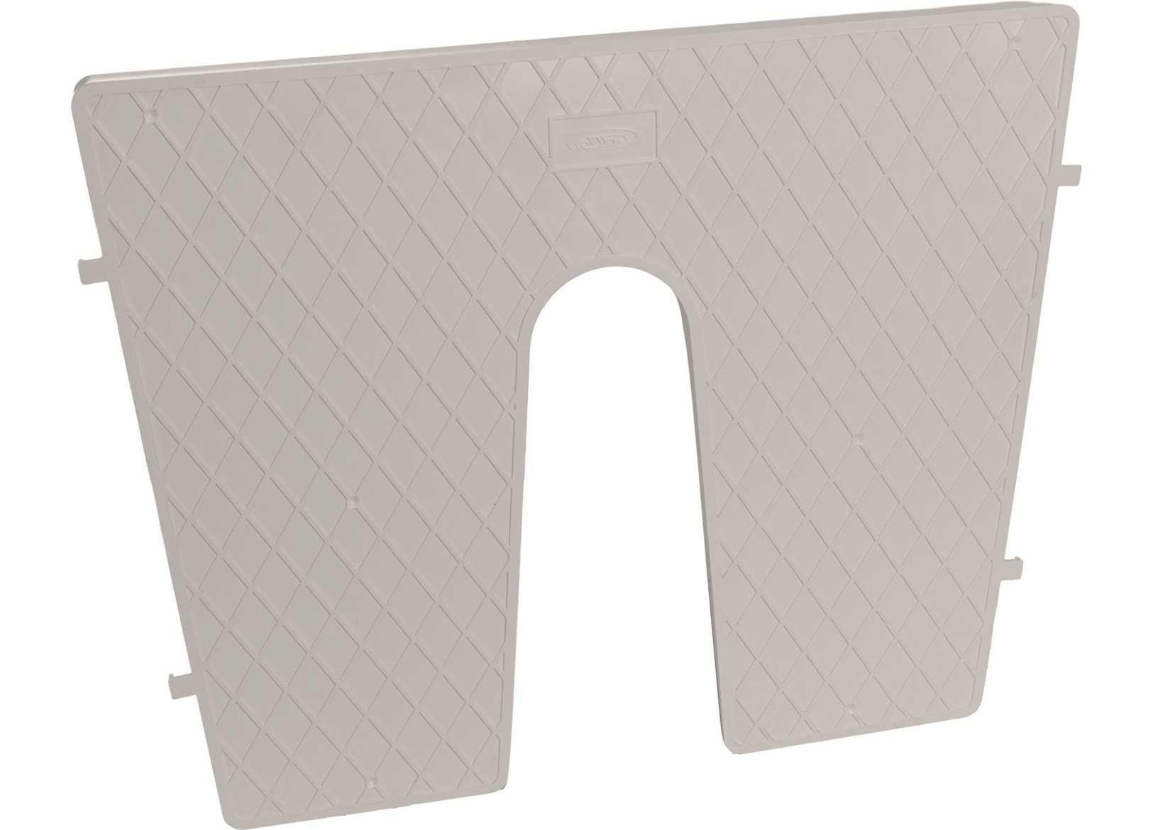 Image Piastra Salvapoppa 450x360mm in Plastica Bianca