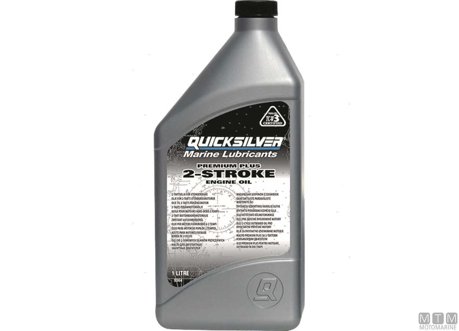 Image Olio 2 Tempi Quicksilver TC-W3 Premium Plus 6X1L