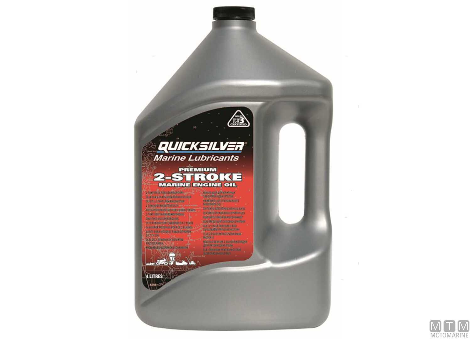 Image Olio 2 Tempi Quicksilver TC-W3 Premium 3X4L