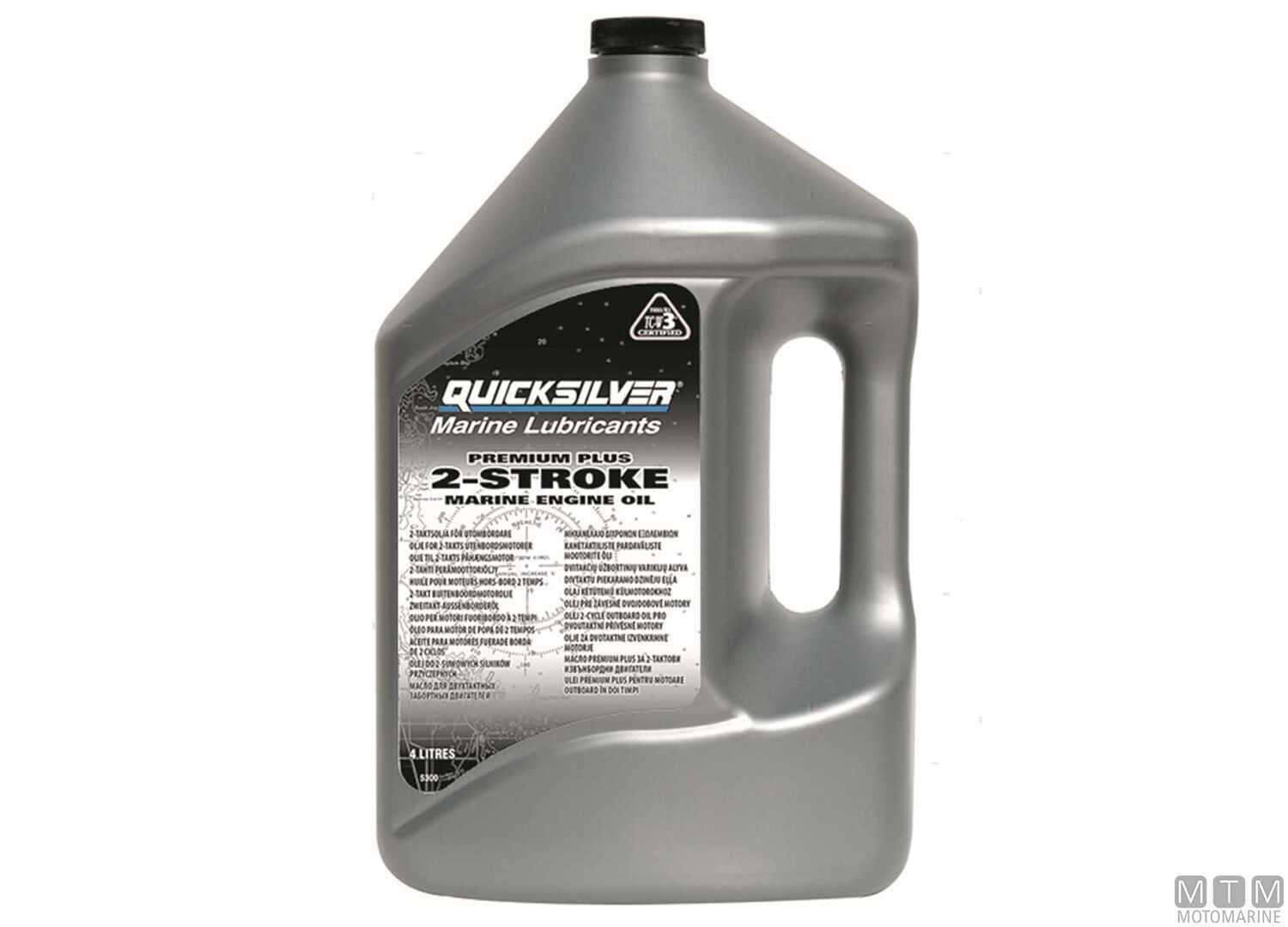 Image Olio 2 Tempi Quicksilver TC-W3 Premium Plus 3X4L