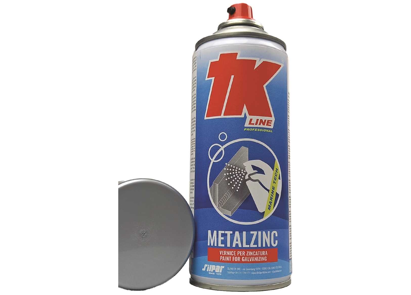 Image Vernice Metallica Spray Tk Metalzinc 400ML
