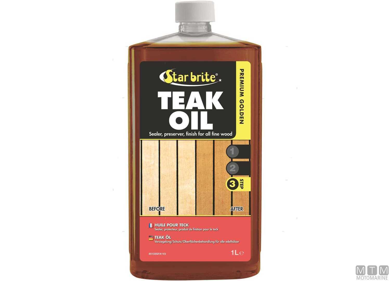 Image Star Brite Premium Golden Teak Oil 1L