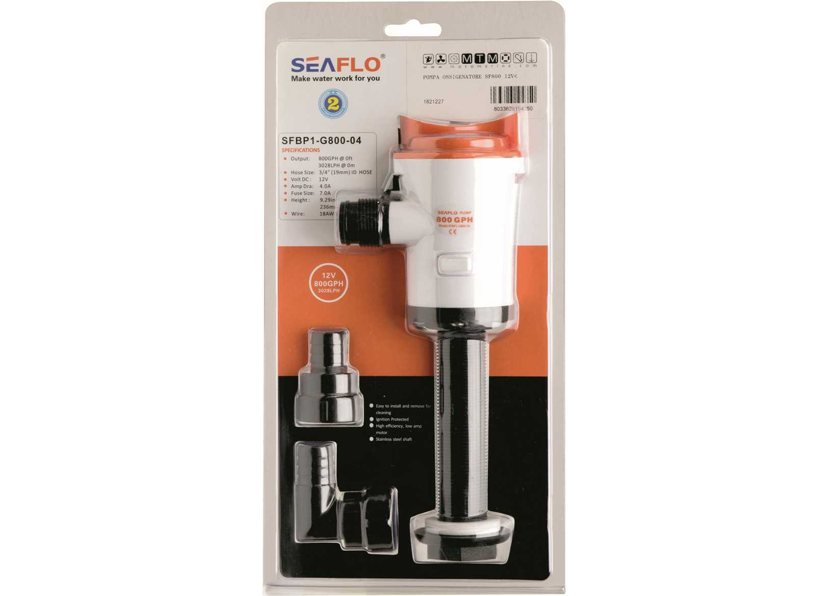 Ossigenatore a Gomito Seaflo 800GPH 12V-img1821229_2.jpg