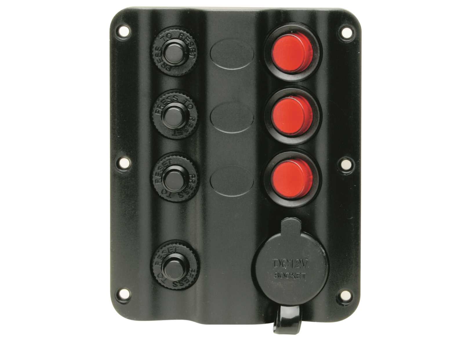 Image Push Button Switch Panel 3+1 Positions 125x100mm