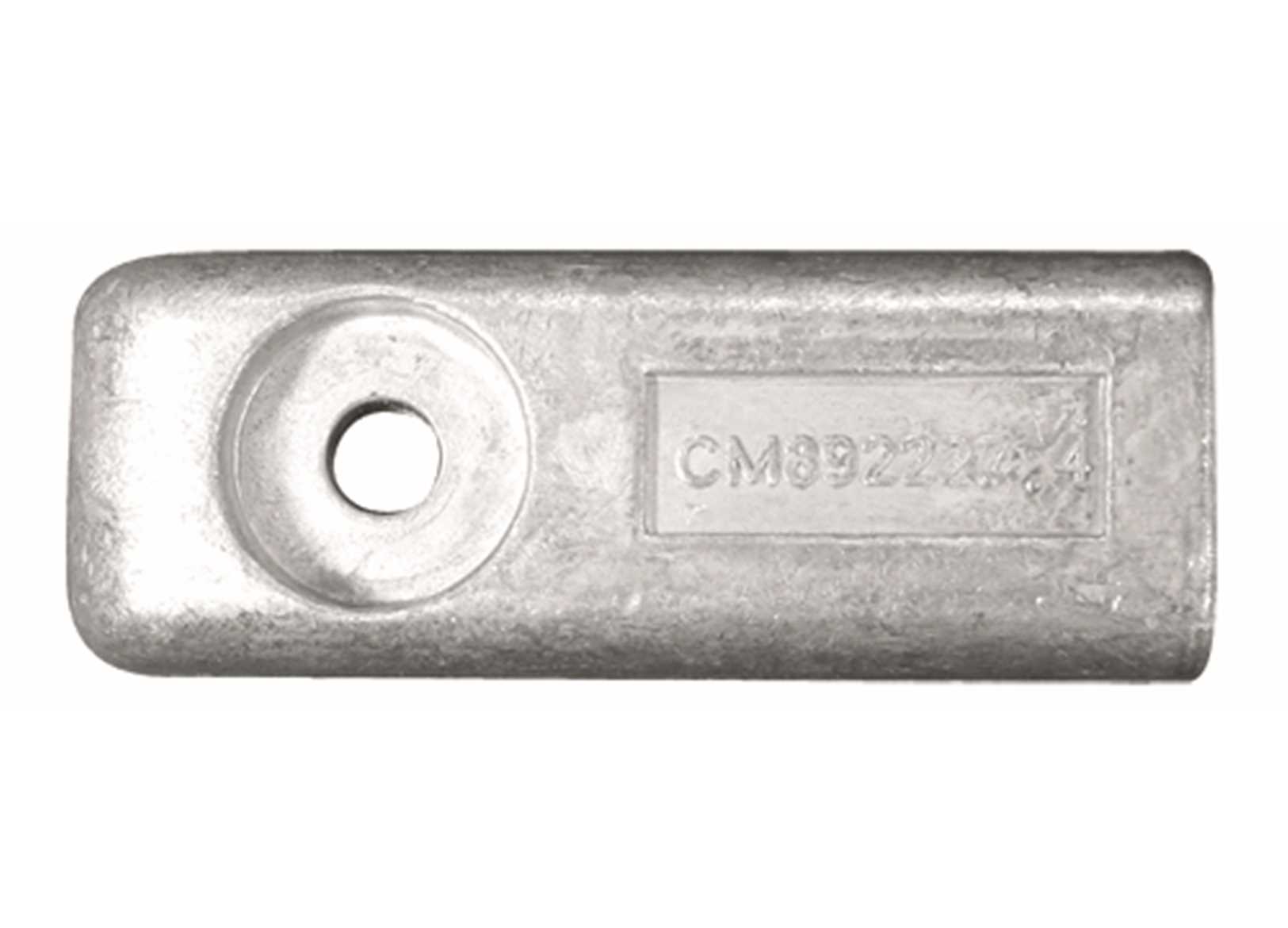 Image Anodo a Piastra Trim per Mercury 73x27x10mm in Alluminio