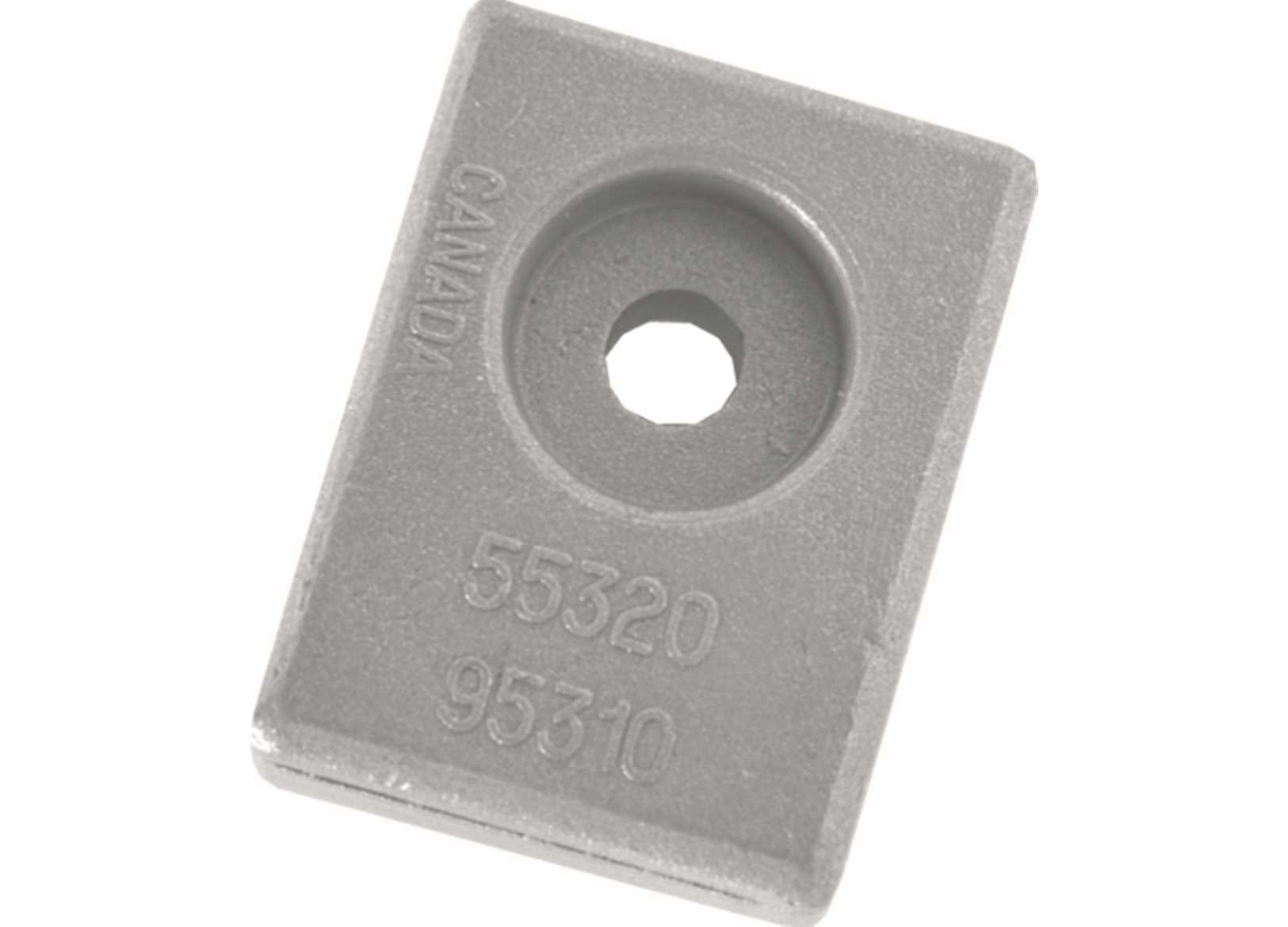 Image Aluminum One Hole Small Plate Anode for Suzuki 25/115