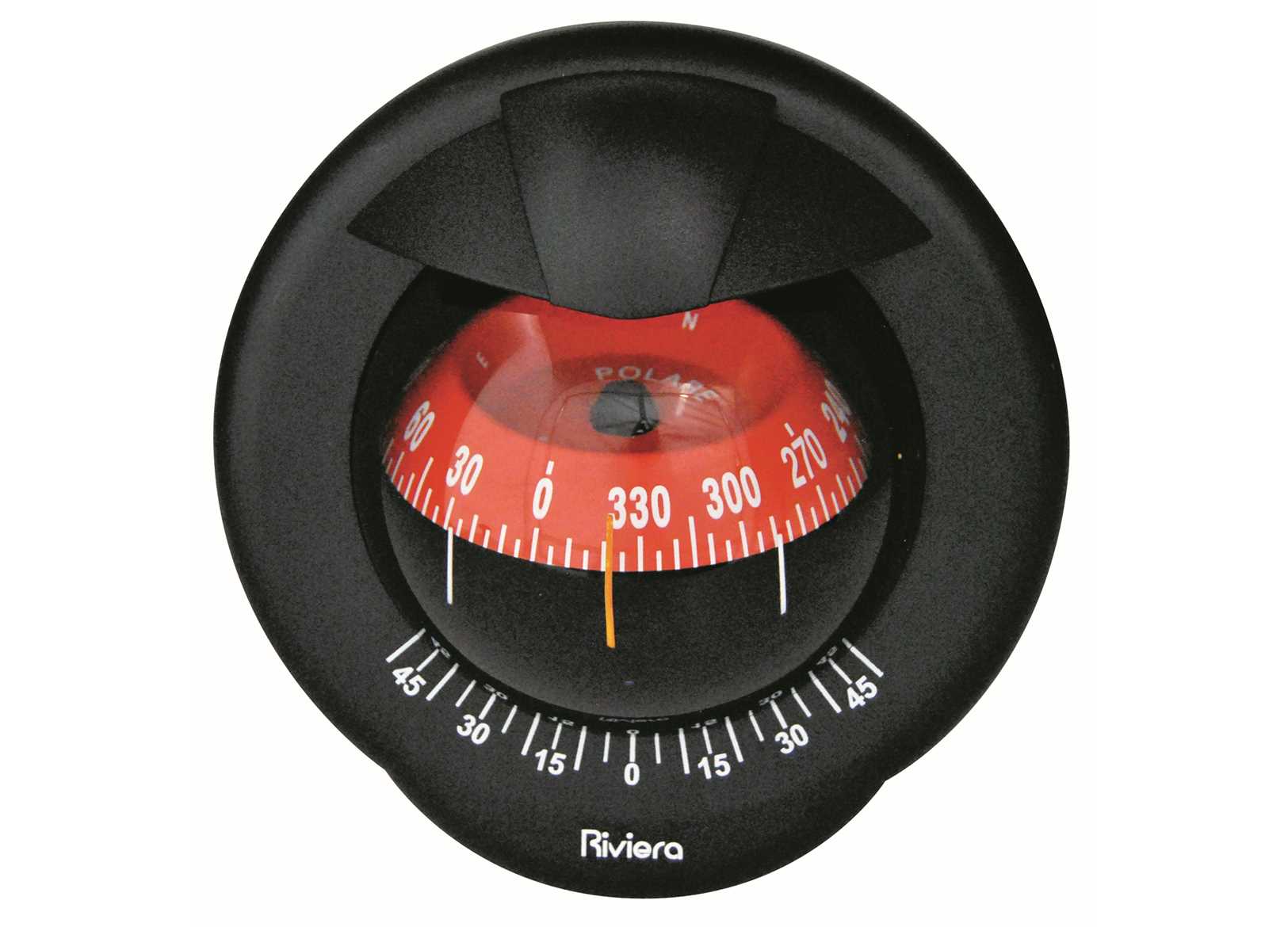 Image Bussola Verticale Riviera Pegasus 4-BP2 Nera Rosa Rossa