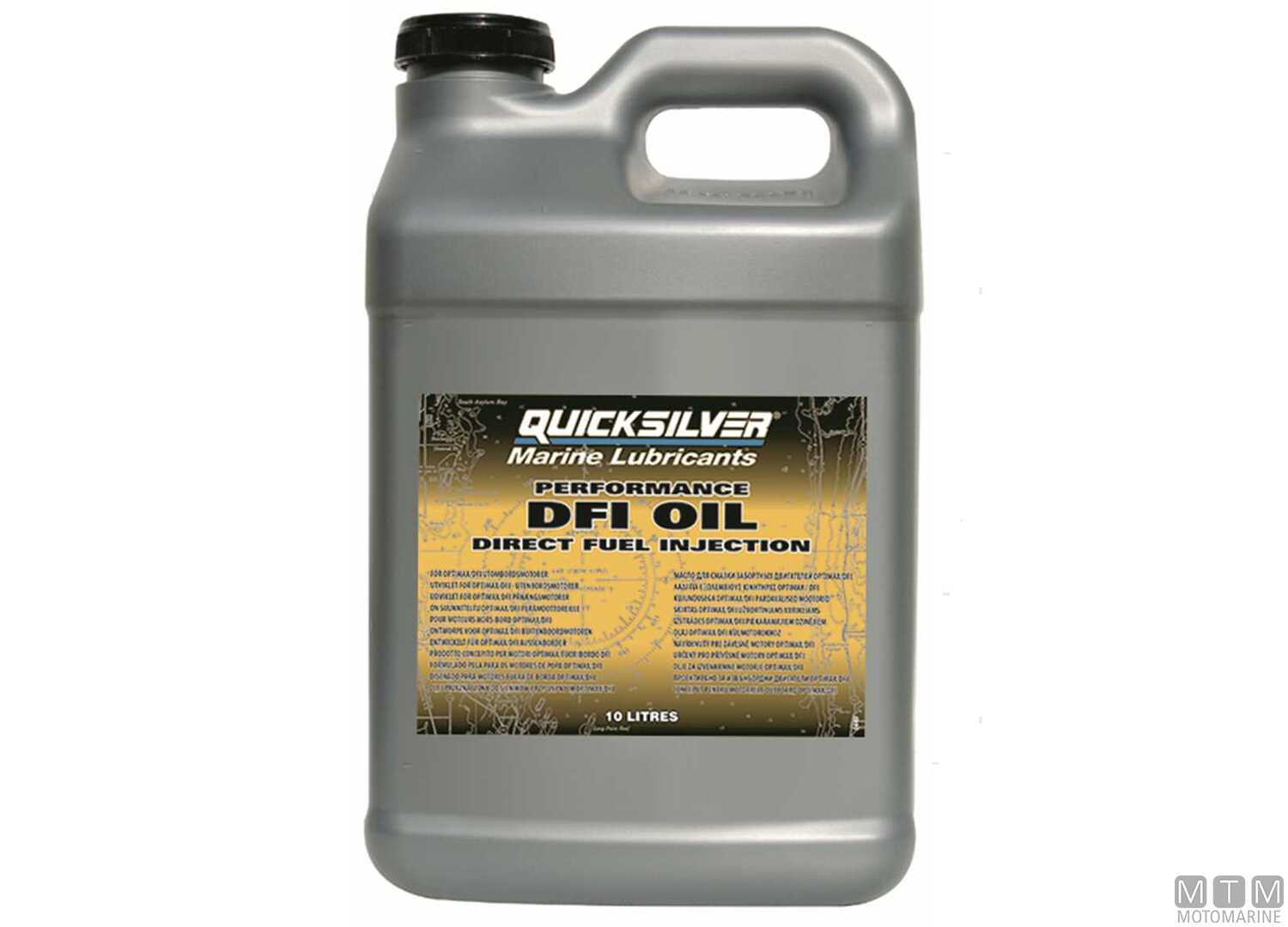 Image Olio 2 Tempi Quicksilver TC-W3 Premium Plus Dfi 2X10L