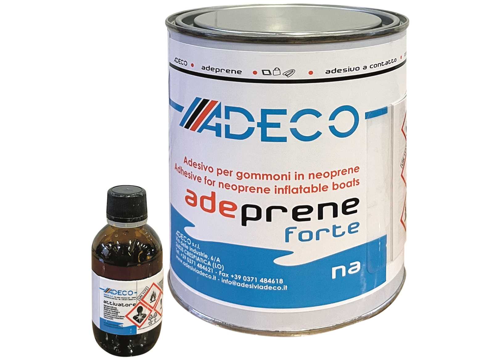Image Adesivo a Contatto Adeprene Forte 850ML con Attivatore 50ML