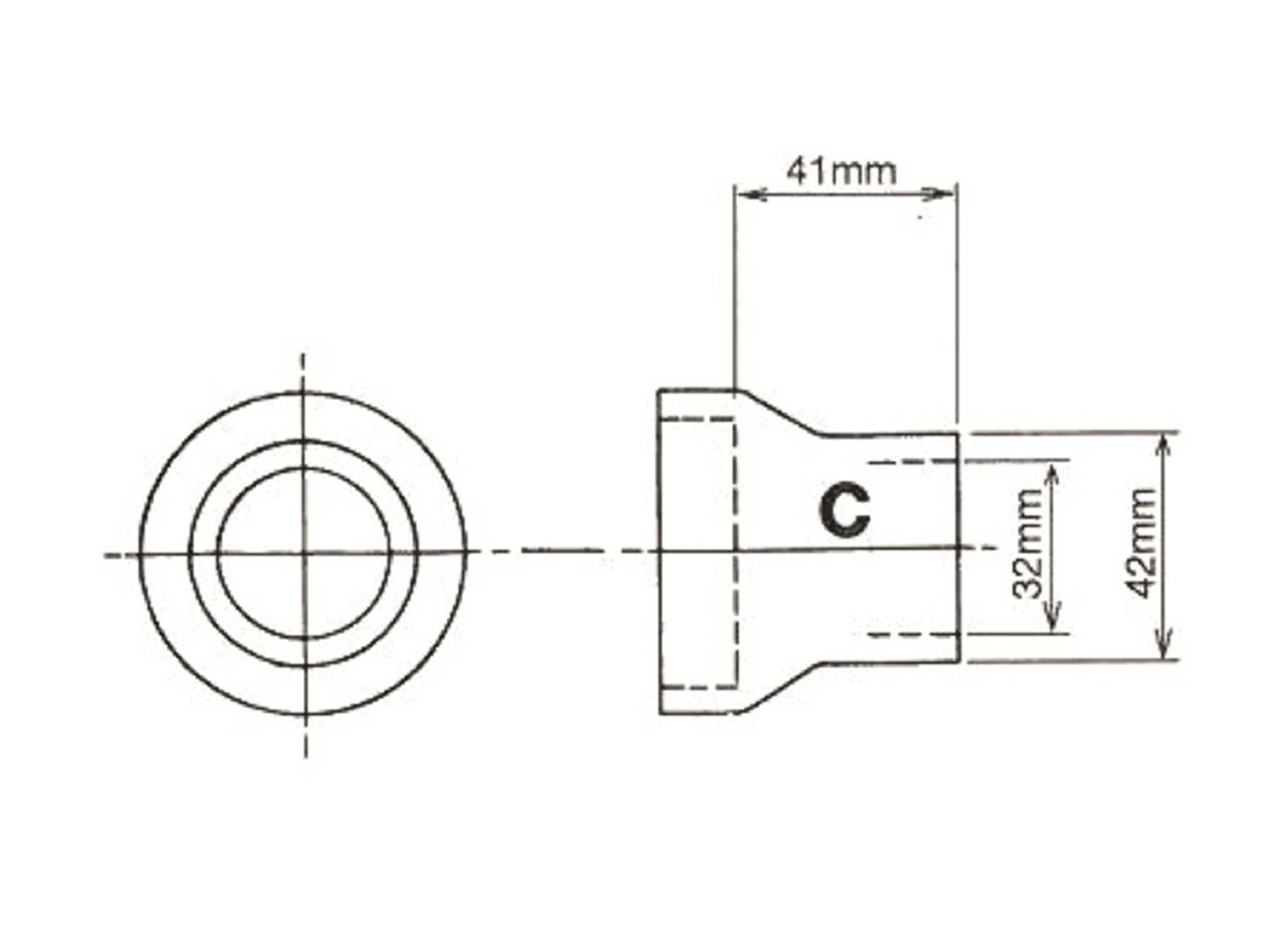 Image Manicotto in Gomma Bowman Dritto &Oslash;32mm