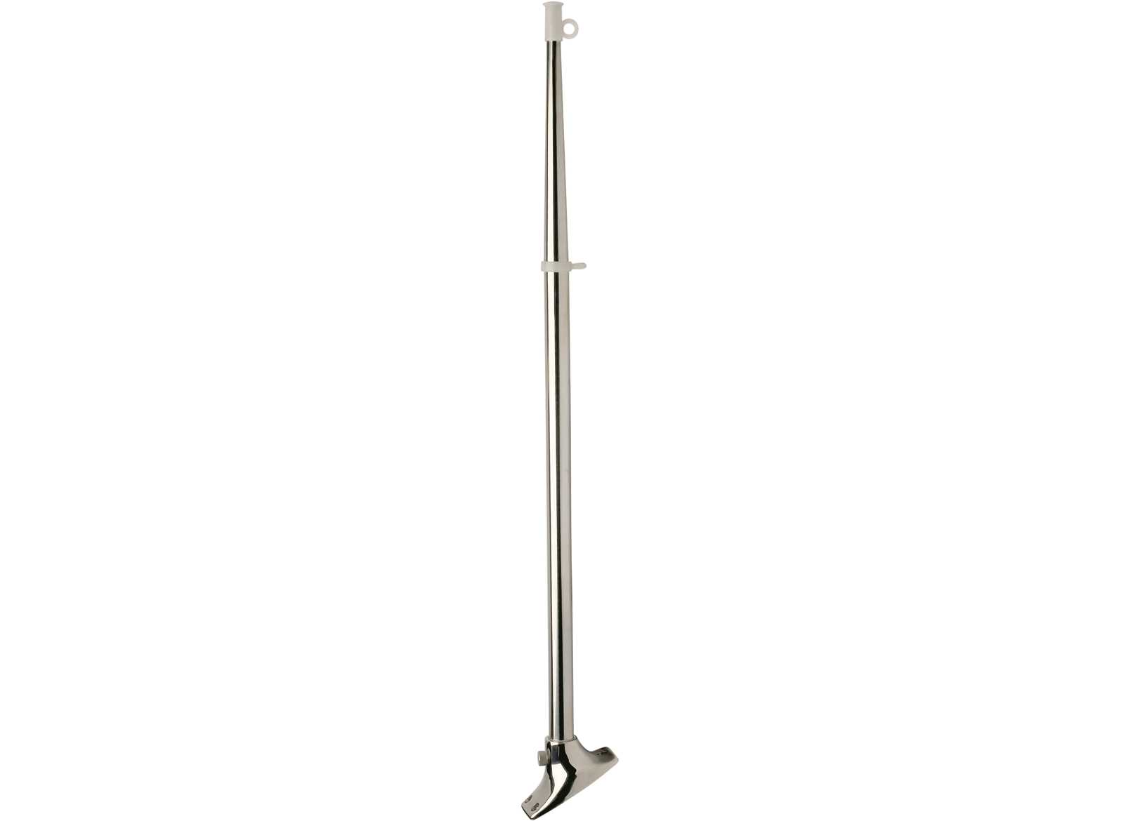 Image Flag Staff White Cap H400 Mm Stainless Steel