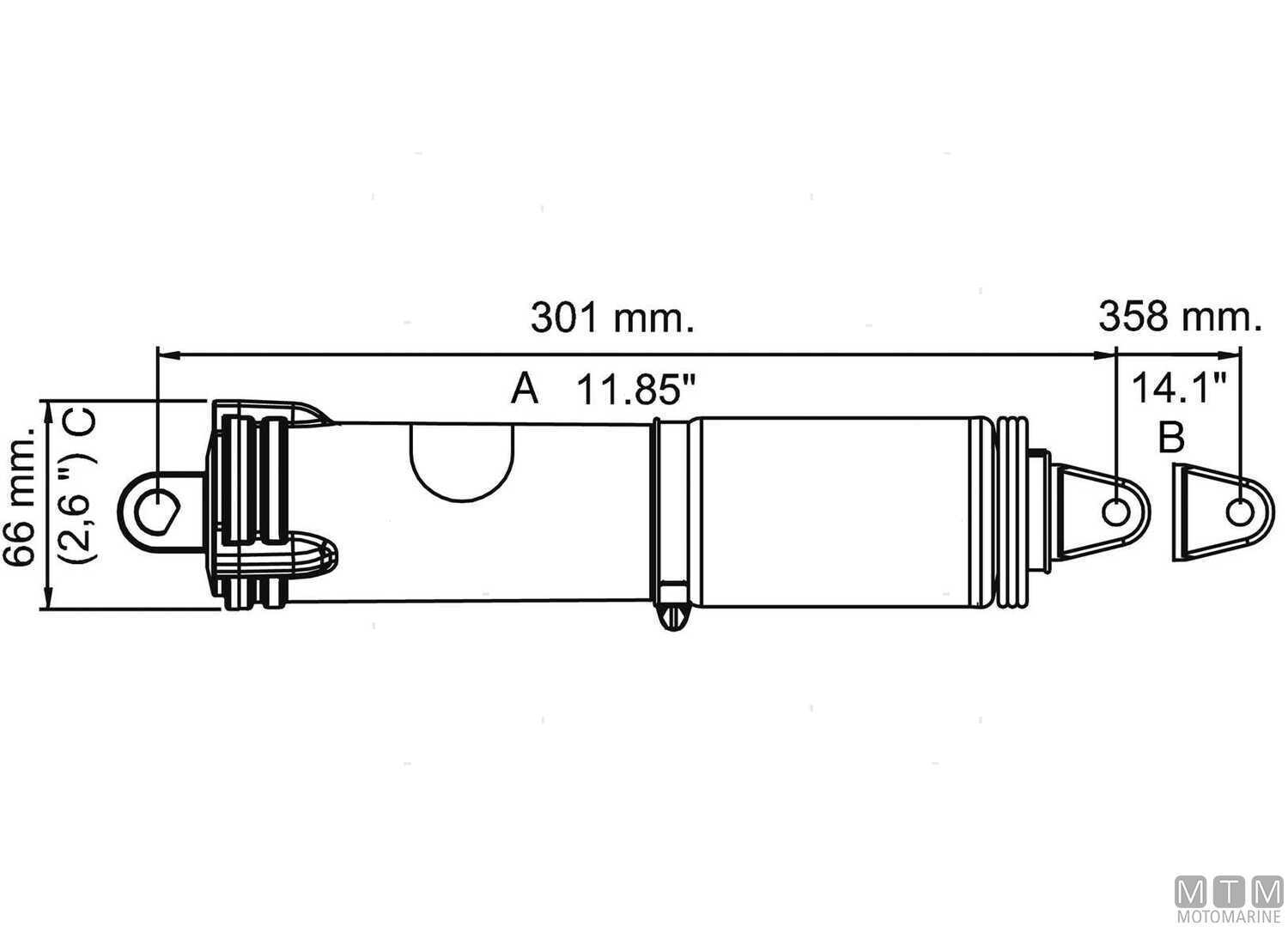 Uflex High Performance Electromechanical Actuator Trim Kit 12V-img4722042_3.jpg