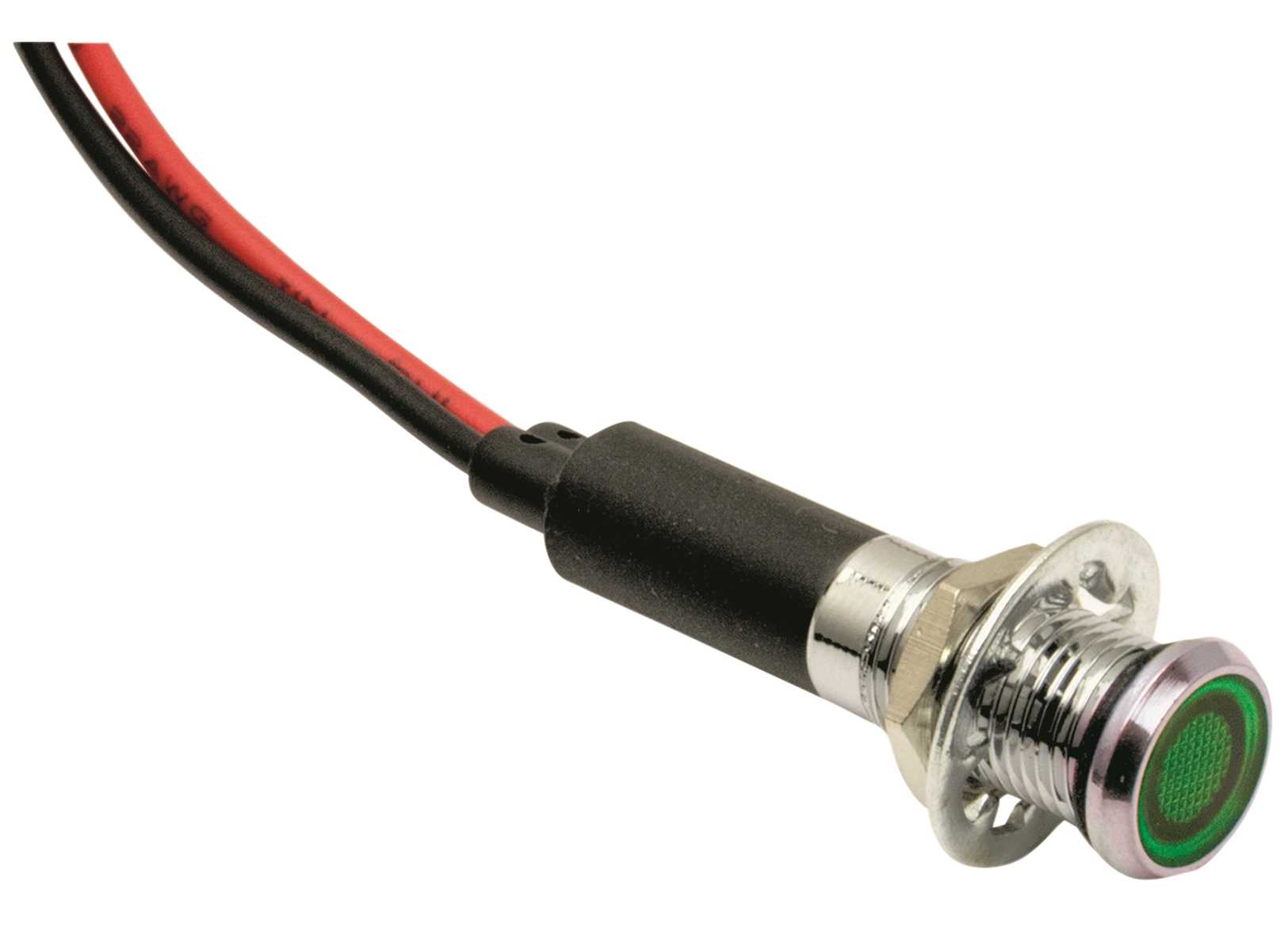 Image Spia Led Verde 12V &Oslash;8mm