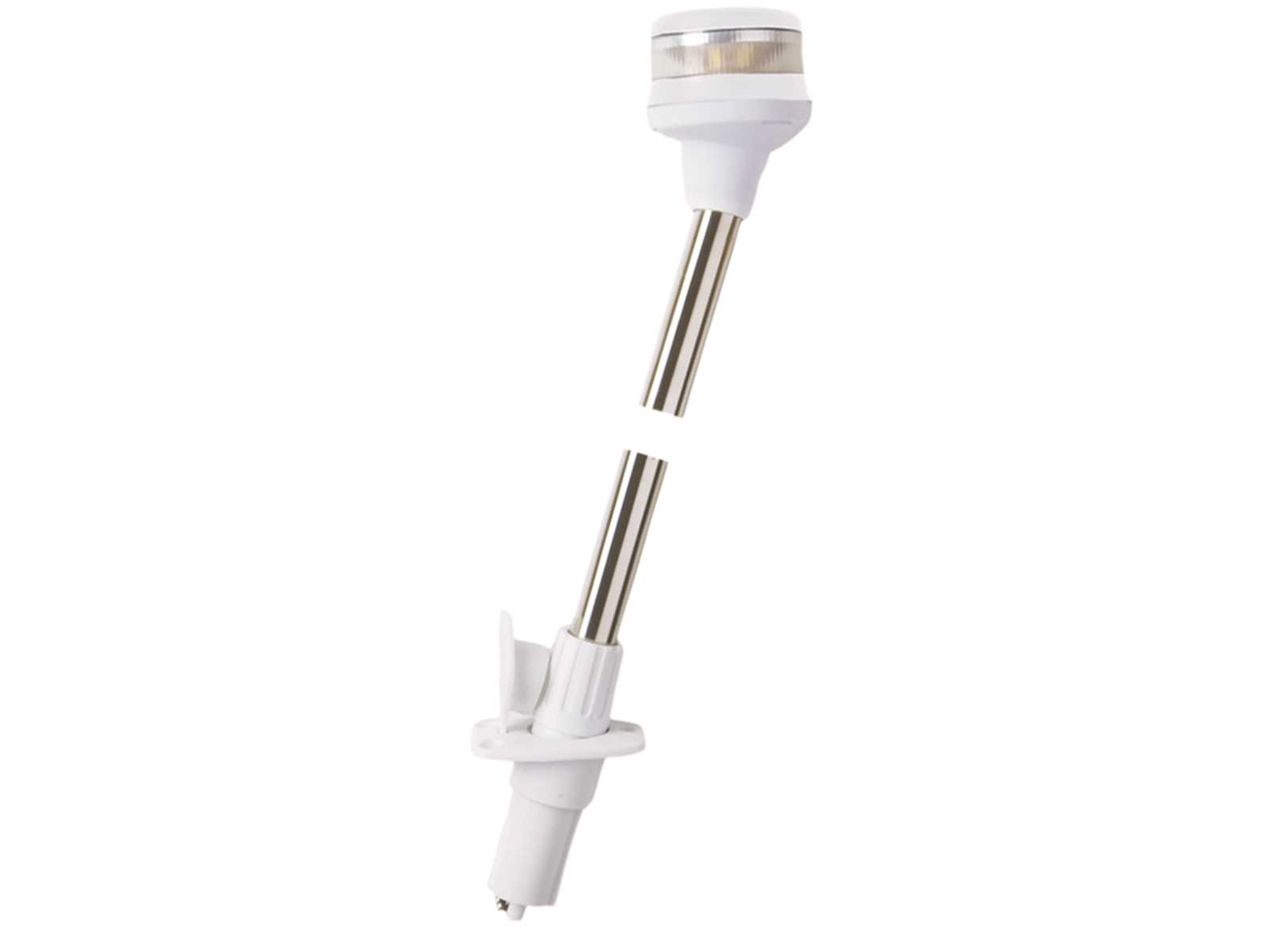 Image Led 360 White Navigation Light on Extendable Pole White Body h100cm