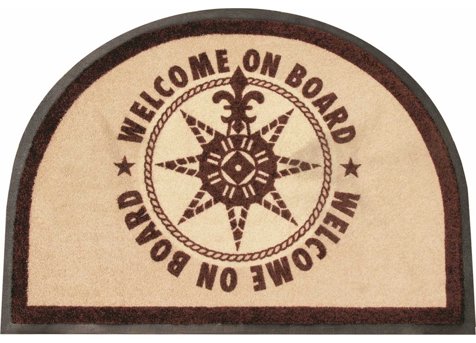 Image Tappeto MB Board Round Marrone< 70x50